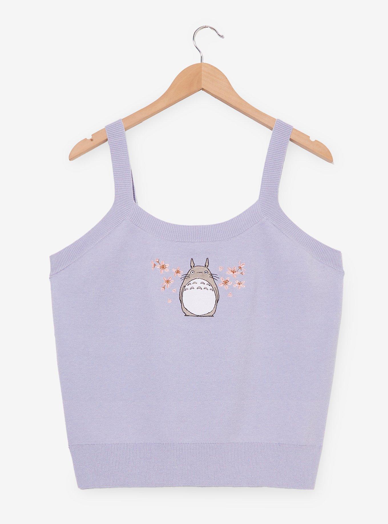 Her Universe Studio Ghibli® My Neighbor Totoro Cherry Blossom Knit Tank Top Plus Size, , hi-res