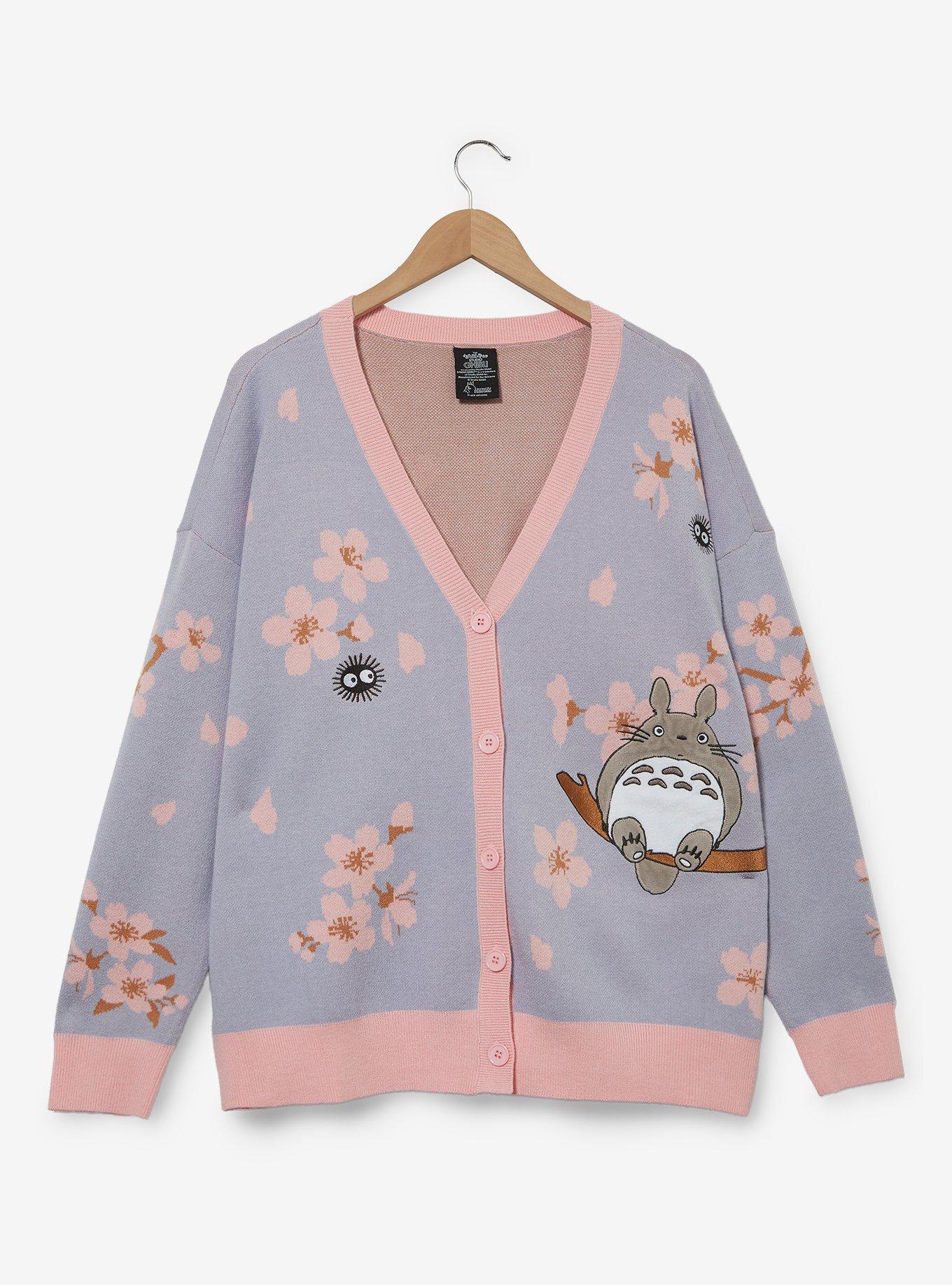 Her Universe Studio Ghibli® My Neighbor Totoro Cherry Blossom Totoro Cardigan Plus Size, , hi-res