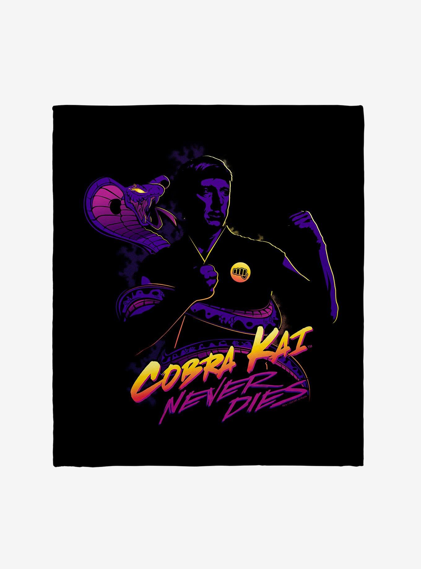 Cobra Kai Never Dies Throw Blanket, , hi-res