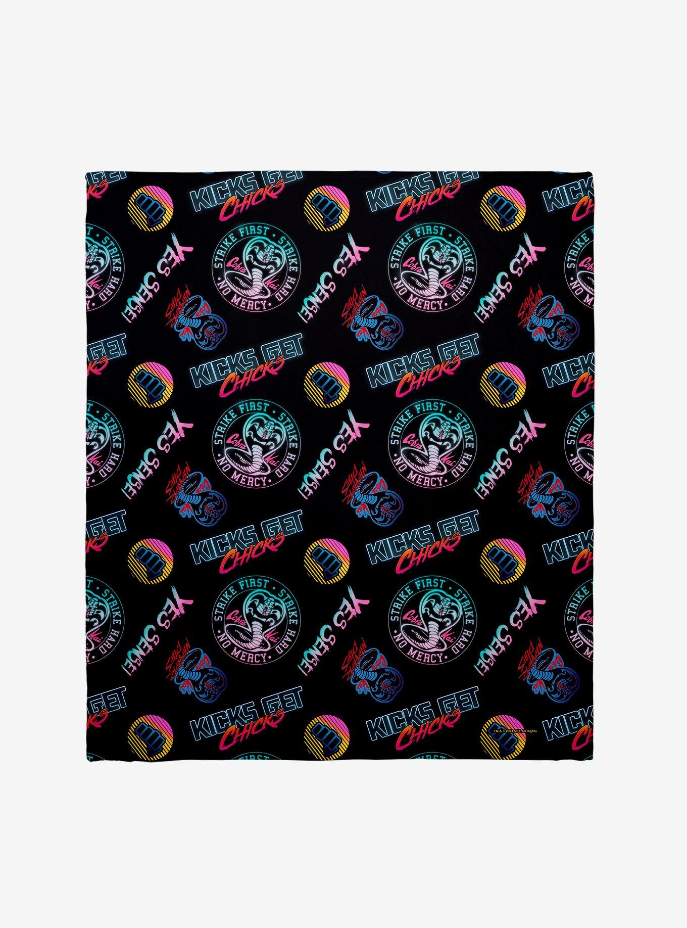 Cobra Kai Patterns Throw Blanket, , hi-res