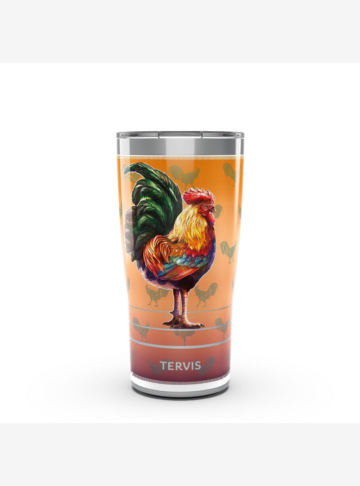 Rooster Pattern 20oz Tumbler, , hi-res