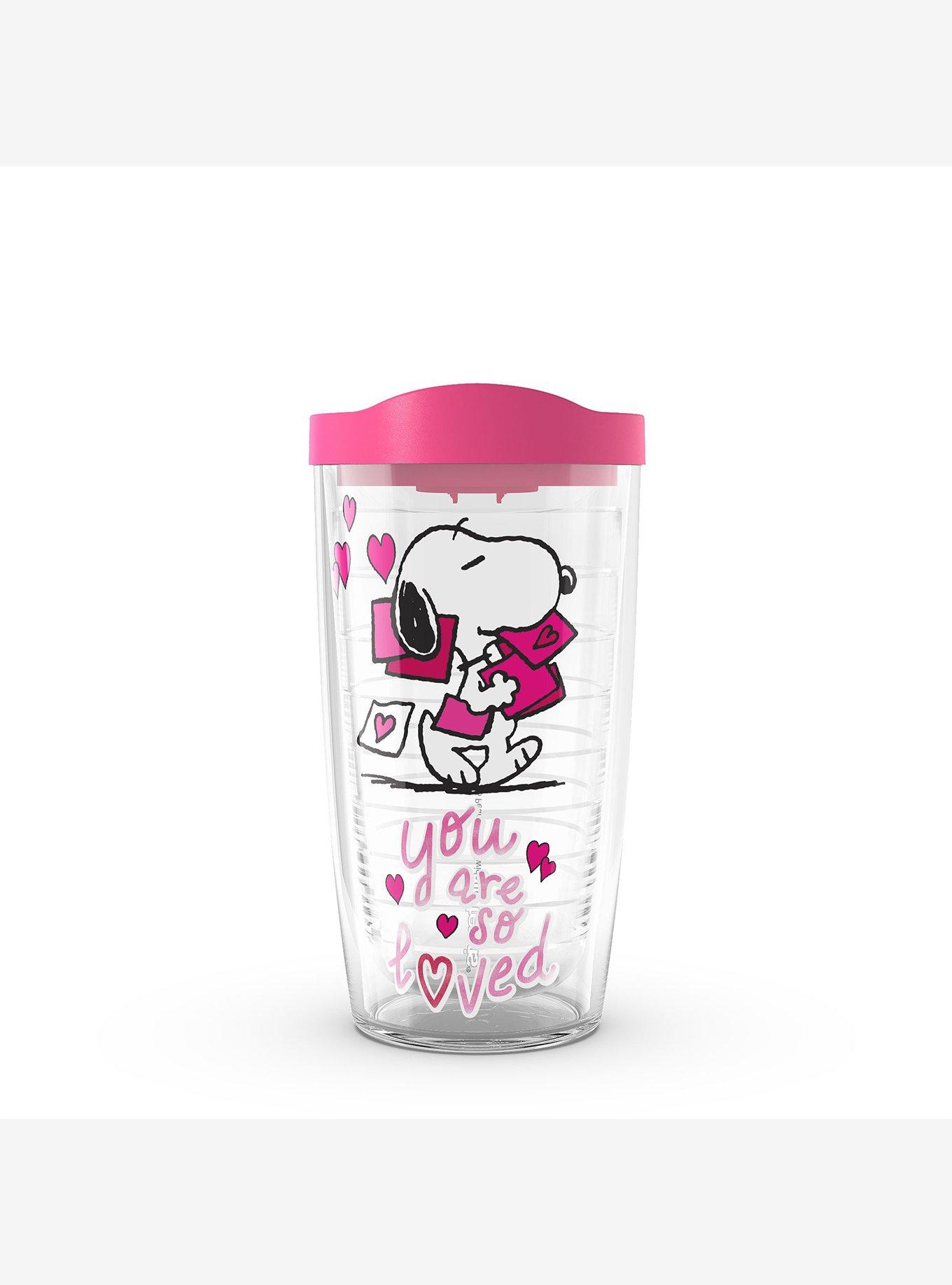 Peanuts Snoopy Love 16oz Tumbler, , hi-res