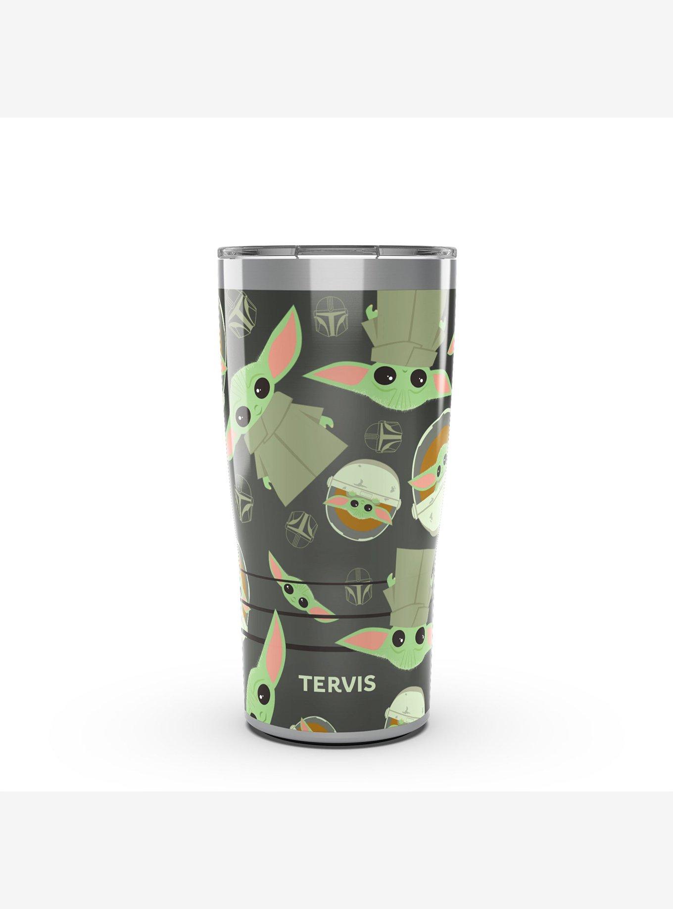 Star Wars The Mandalorian Grogu Pattern 20oz Tumbler, , hi-res