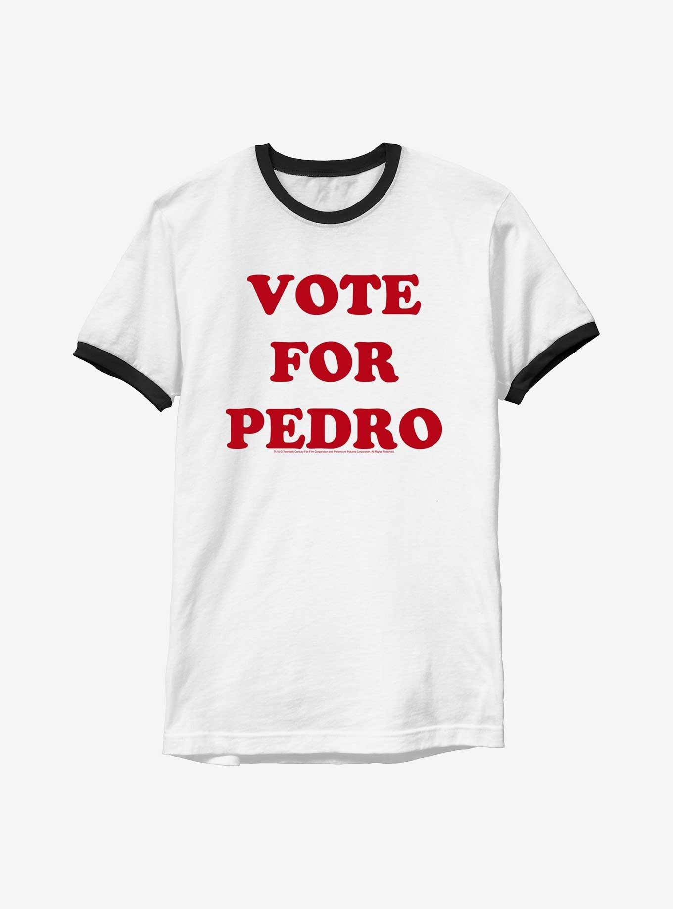Napoleon Dynamite Vote Pedro Ringer T-Shirt, , hi-res