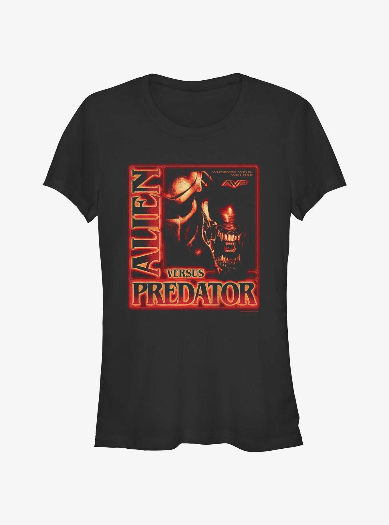 Alien Panel Poster Girls T-Shirt, BLACK, hi-res
