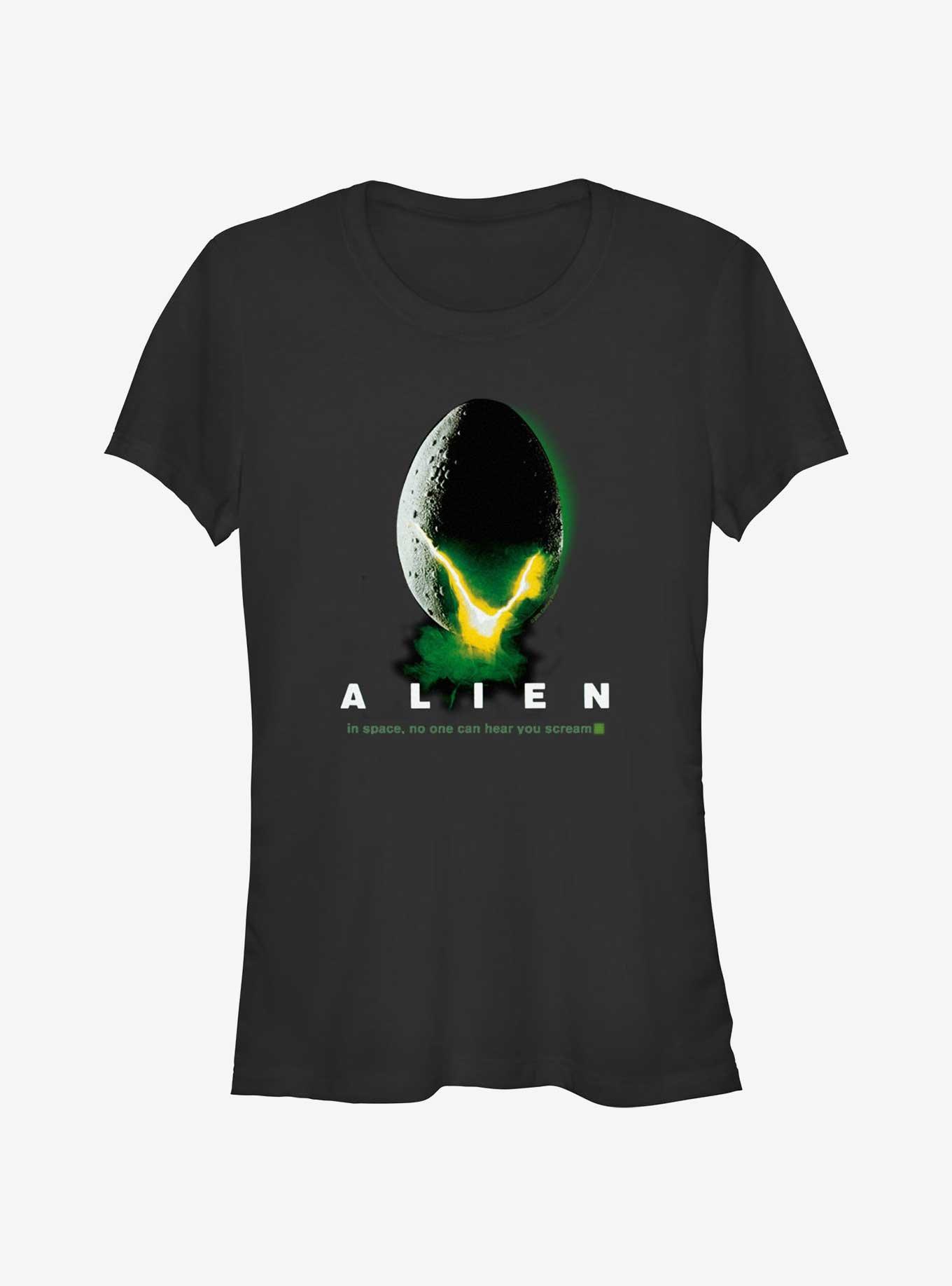 Alien Xeno Egg Girls T-Shirt, BLACK, hi-res