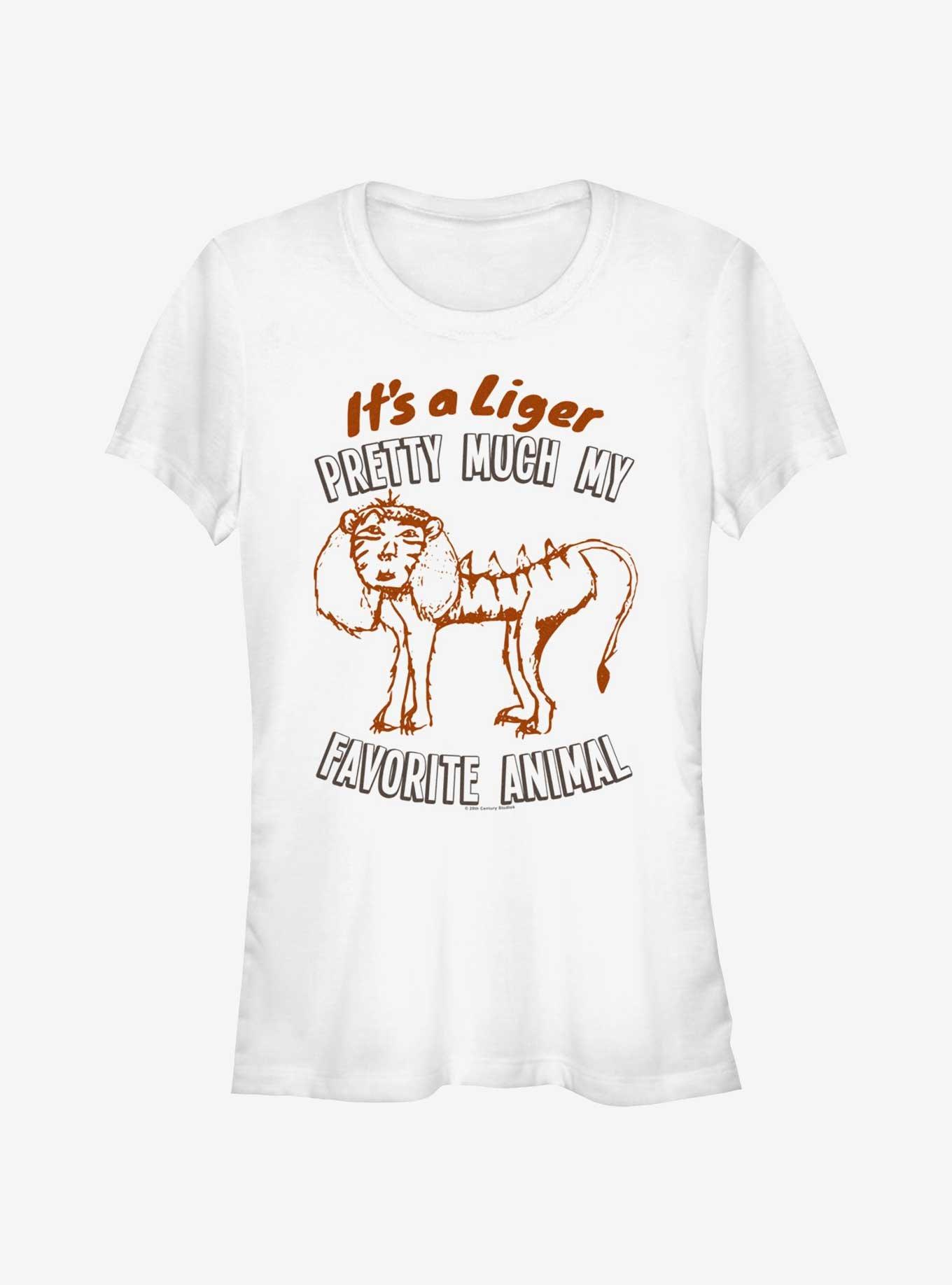 Napoleon Dynamite My Favorite Animal Girls T-Shirt, WHITE, hi-res