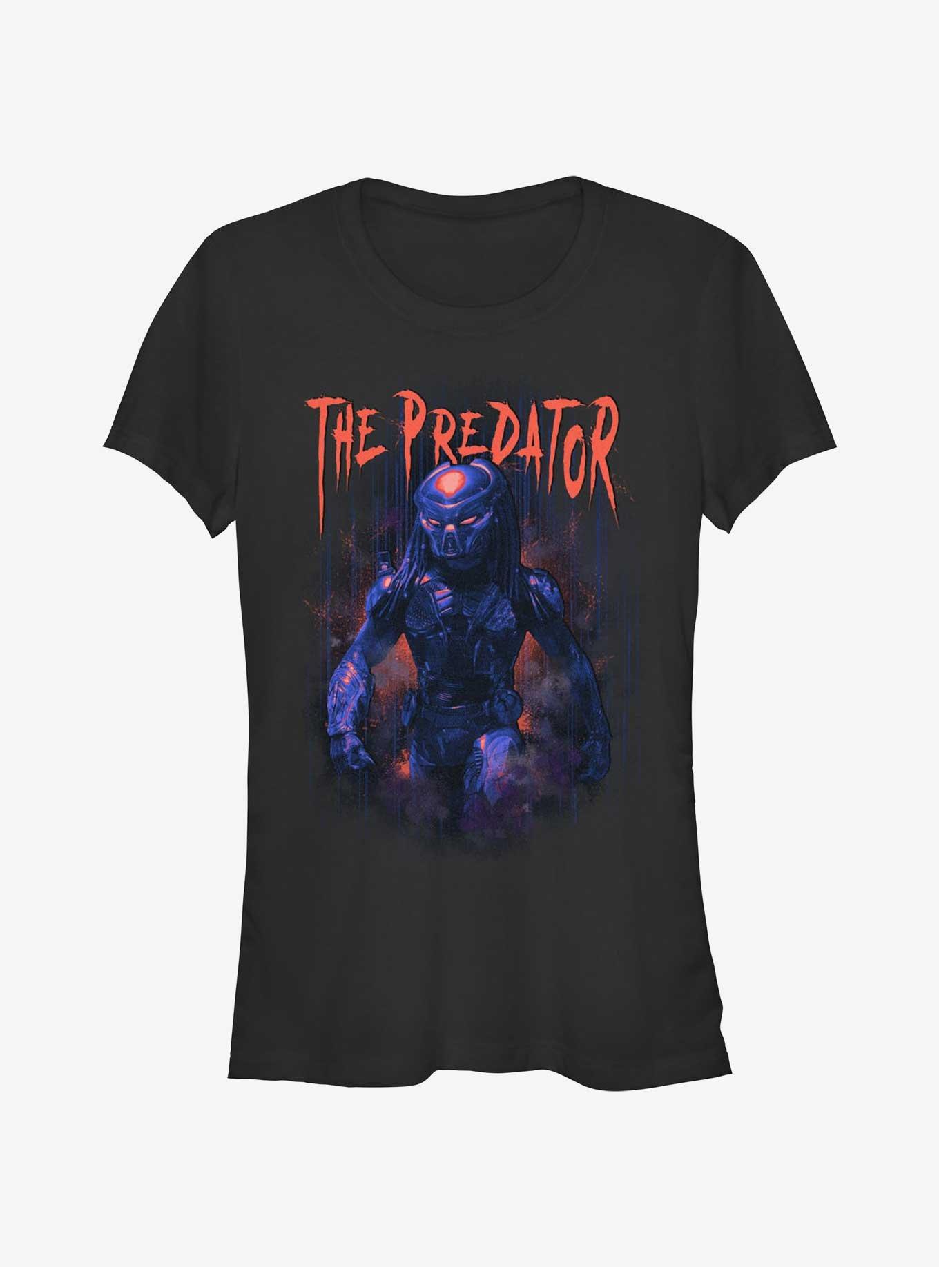 Alien Predator Metal Girls T-Shirt