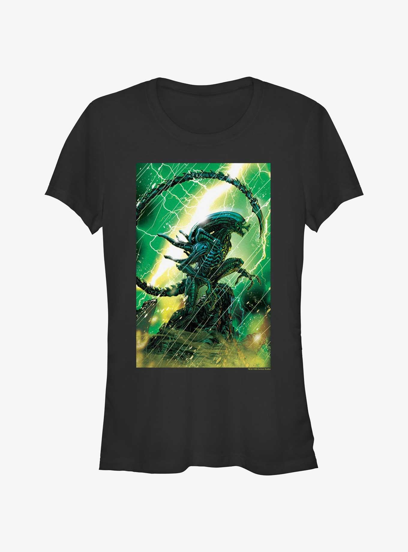 Alien Xenomorph Green Storm Girls T-Shirt, , hi-res