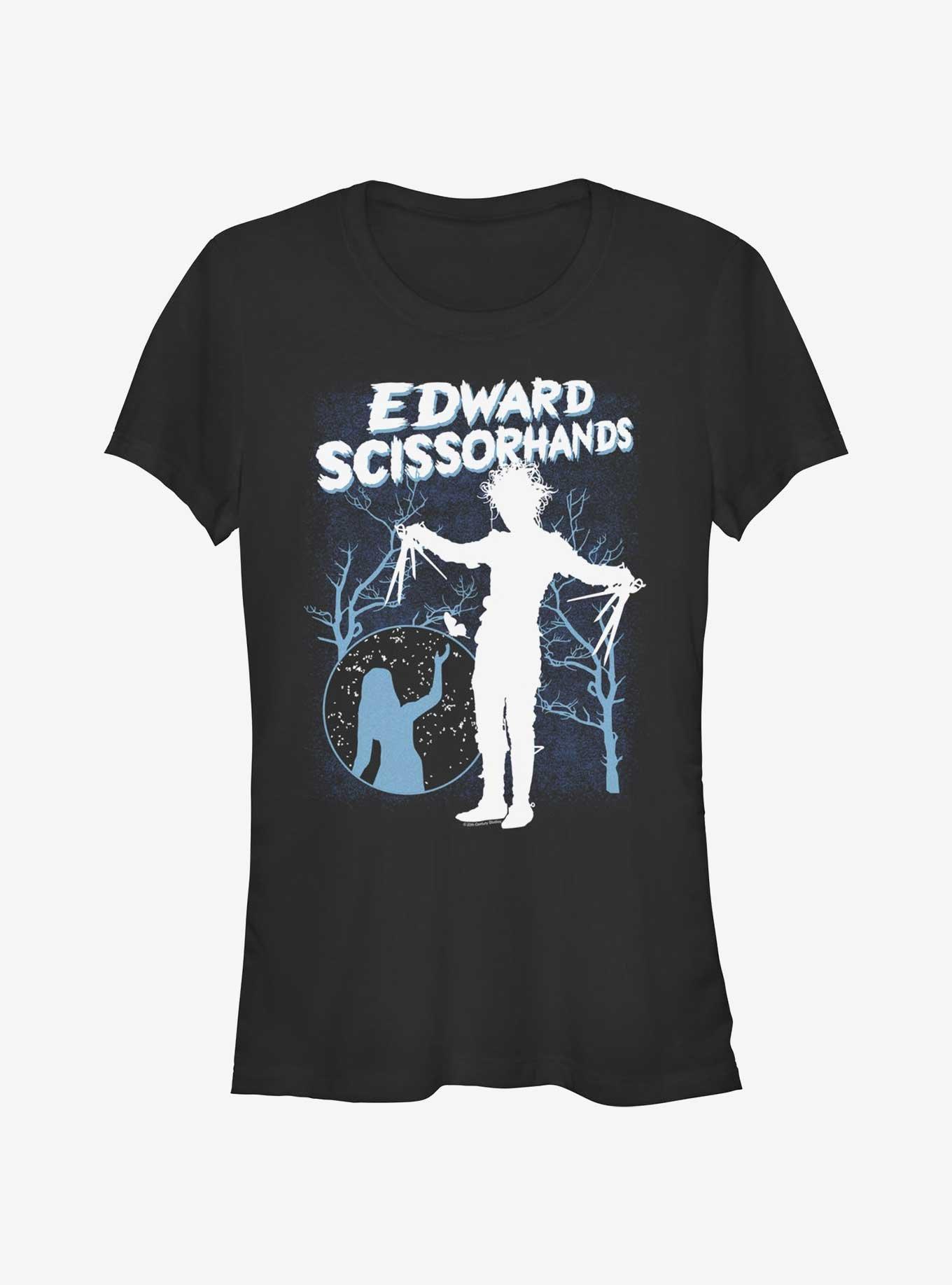 Edward Scissorhands Snowy Night Girls T-Shirt, , hi-res