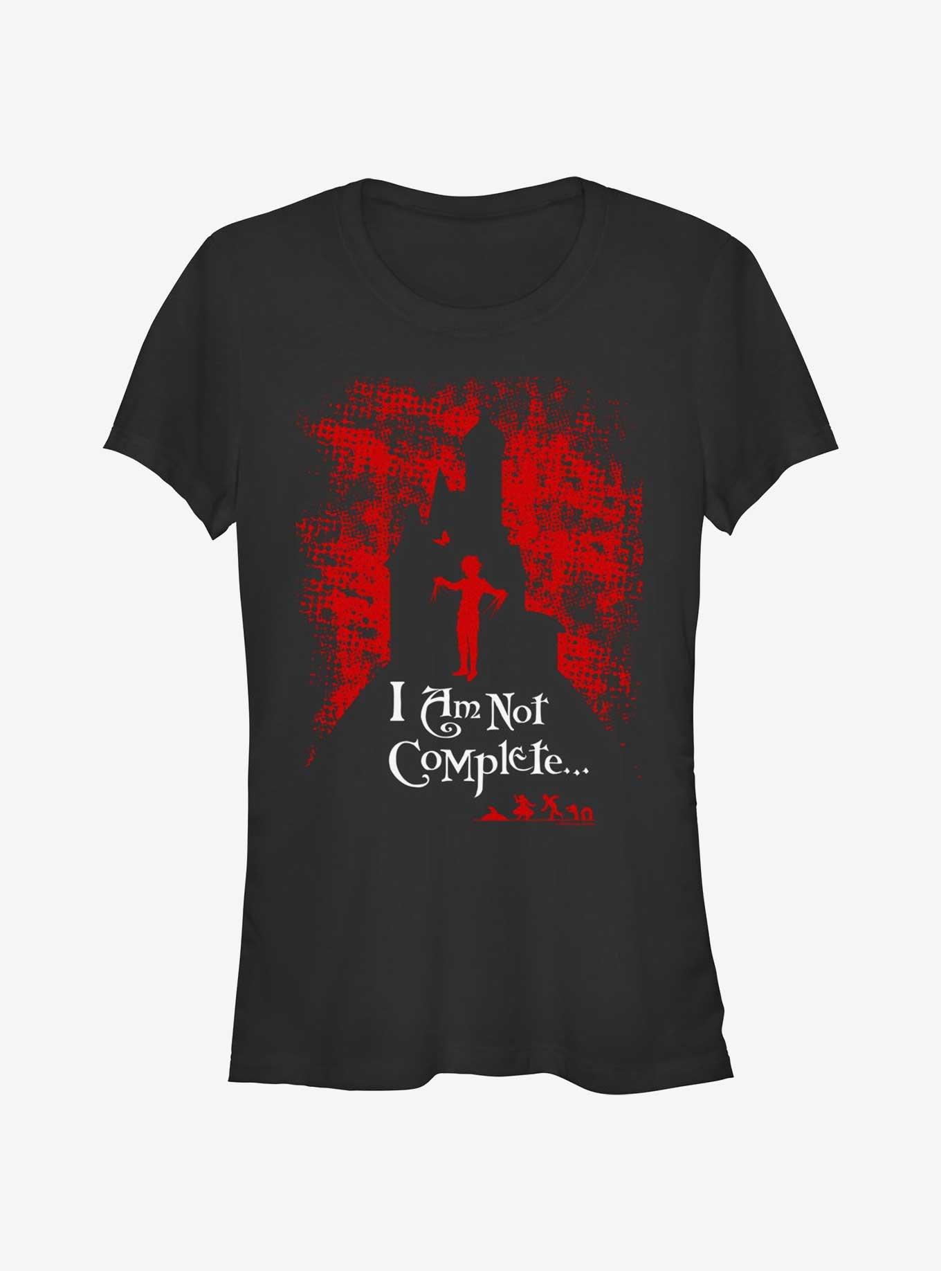 Edward Scissorhands I Am Not Complete Girls T-Shirt, , hi-res