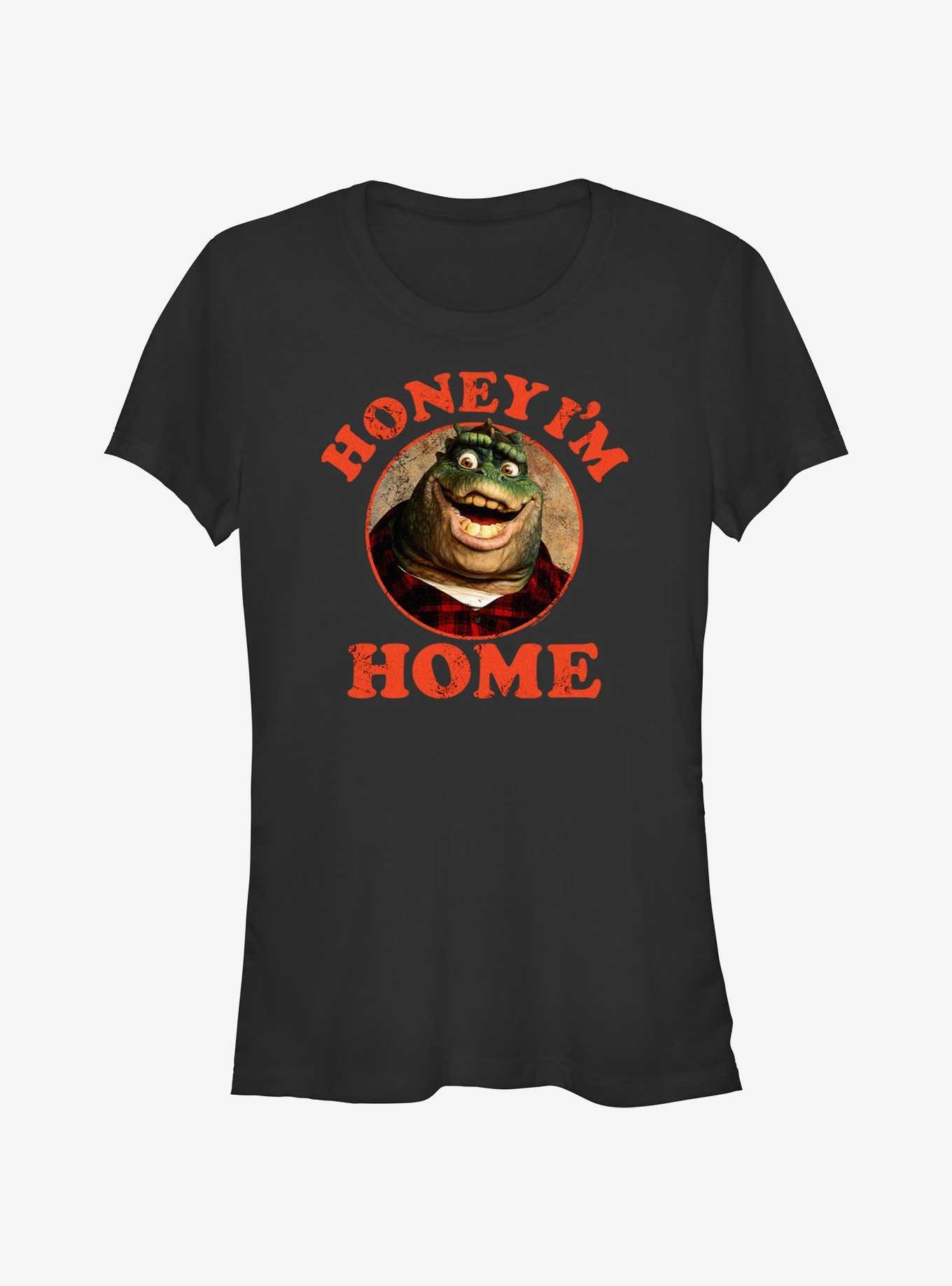 Dinosaurs Honey I'm Home Girls T-Shirt, , hi-res
