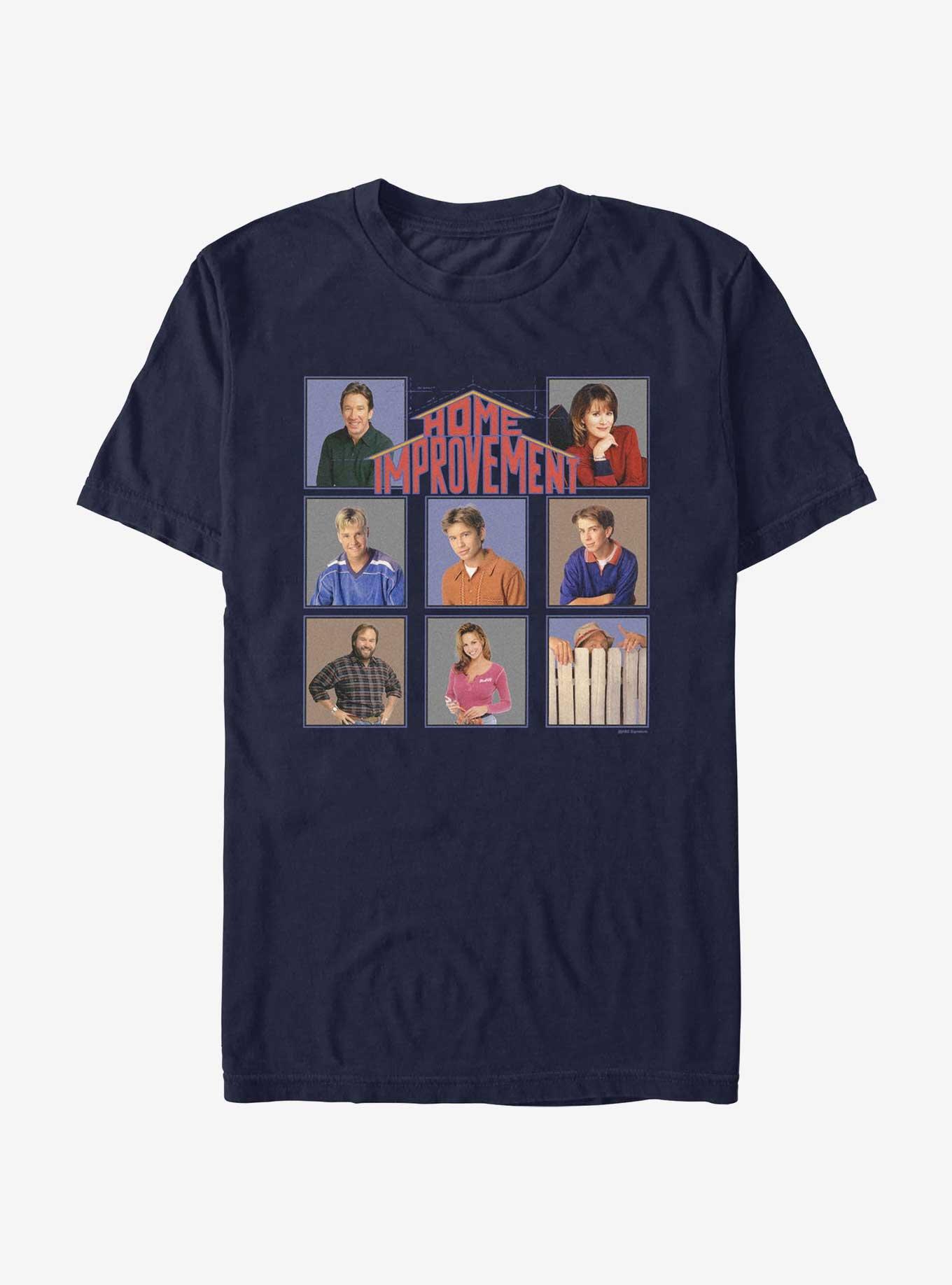 Home Improvement Box up T-Shirt, NAVY, hi-res