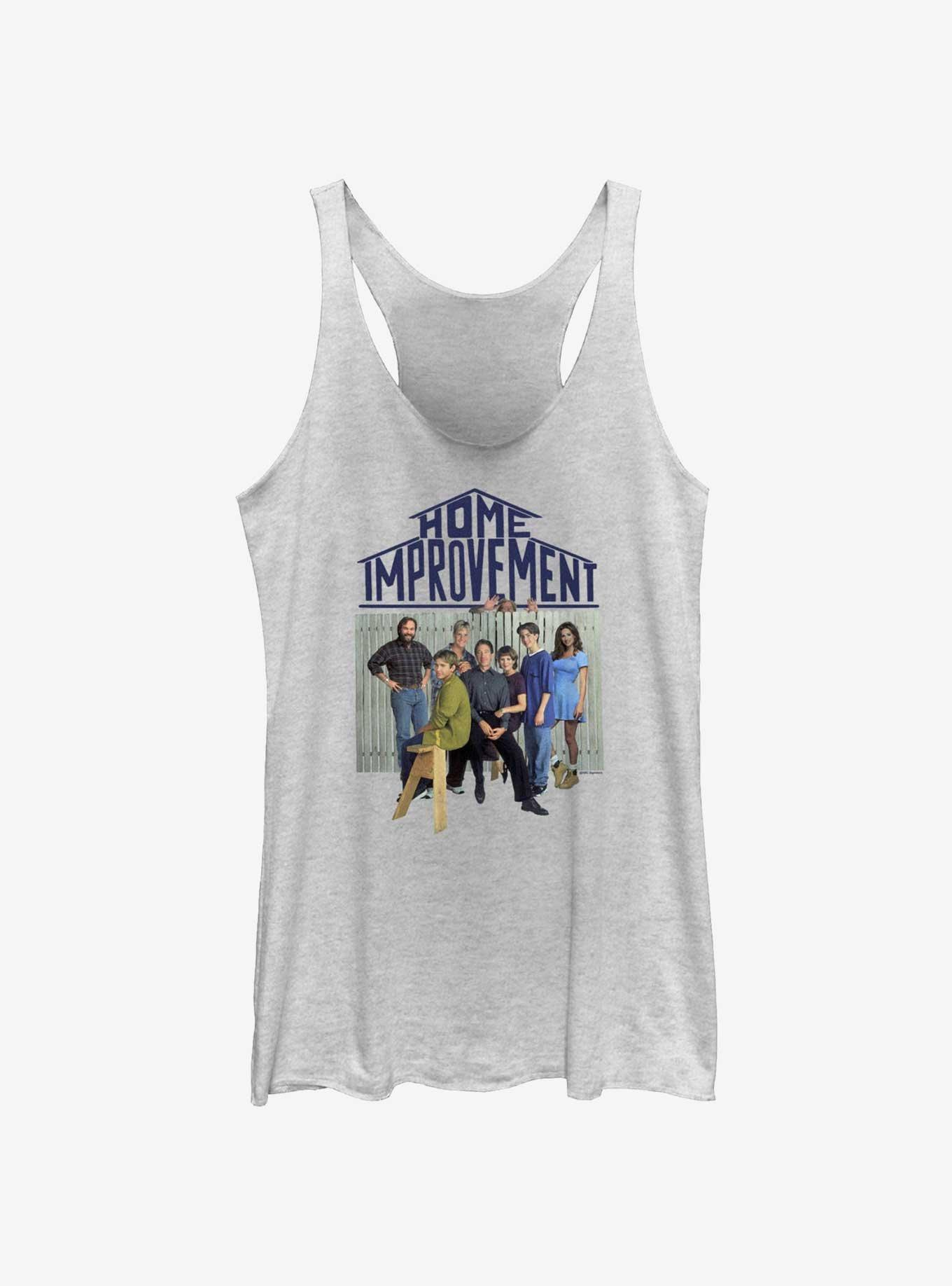 Home Improvement Fam Group Girls Tank, WHITE HTR, hi-res