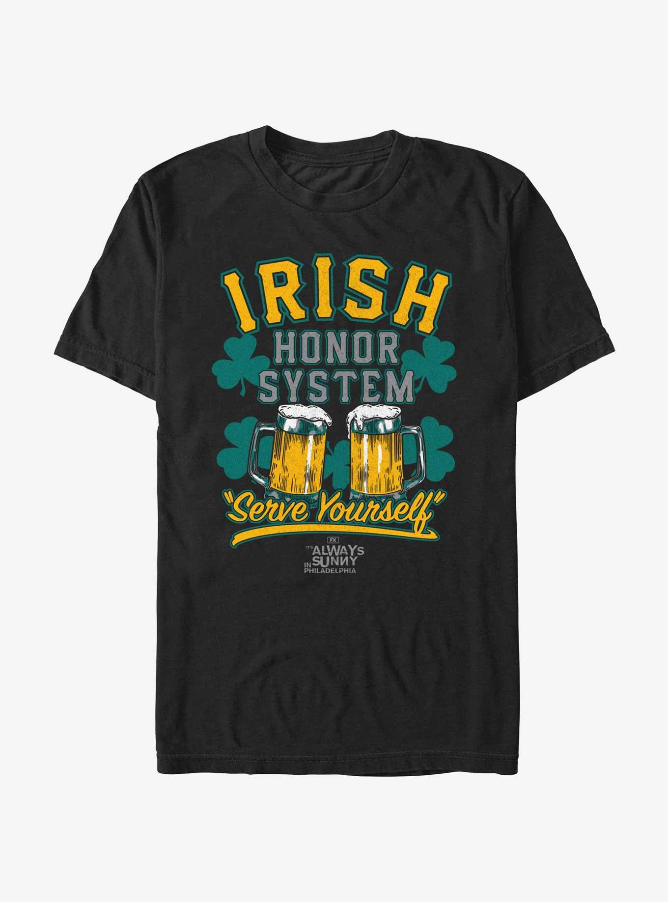 It's Always Sunny In Philadelphia Irish Honor T-Shirt, BLACK, hi-res