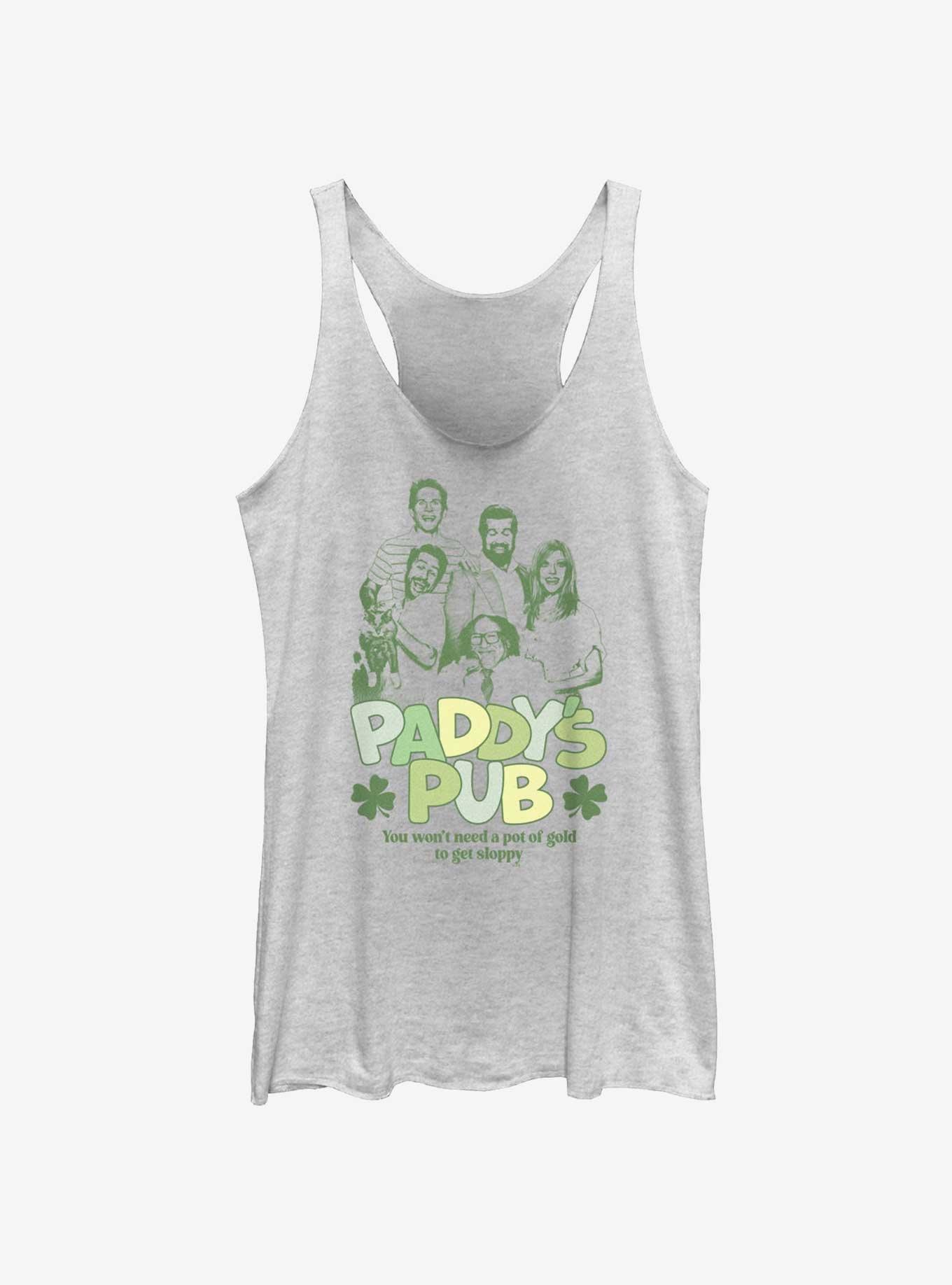It's Always Sunny In Philadelphia Sloppy Group Girls Tank, WHITE HTR, hi-res