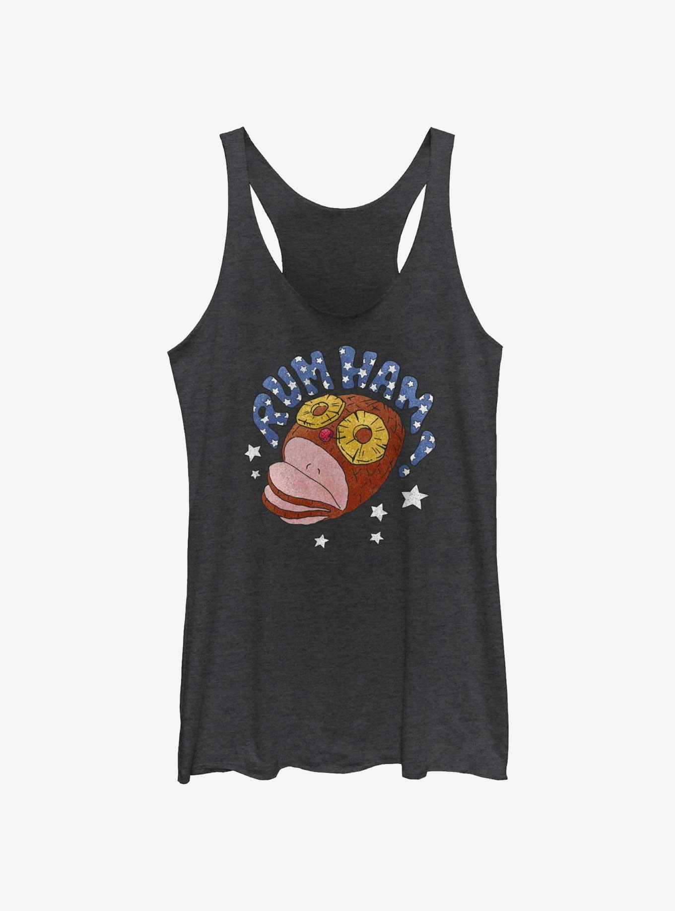 It's Always Sunny In Philadelphia Rum Ham America Girls Tank, BLK HTR, hi-res
