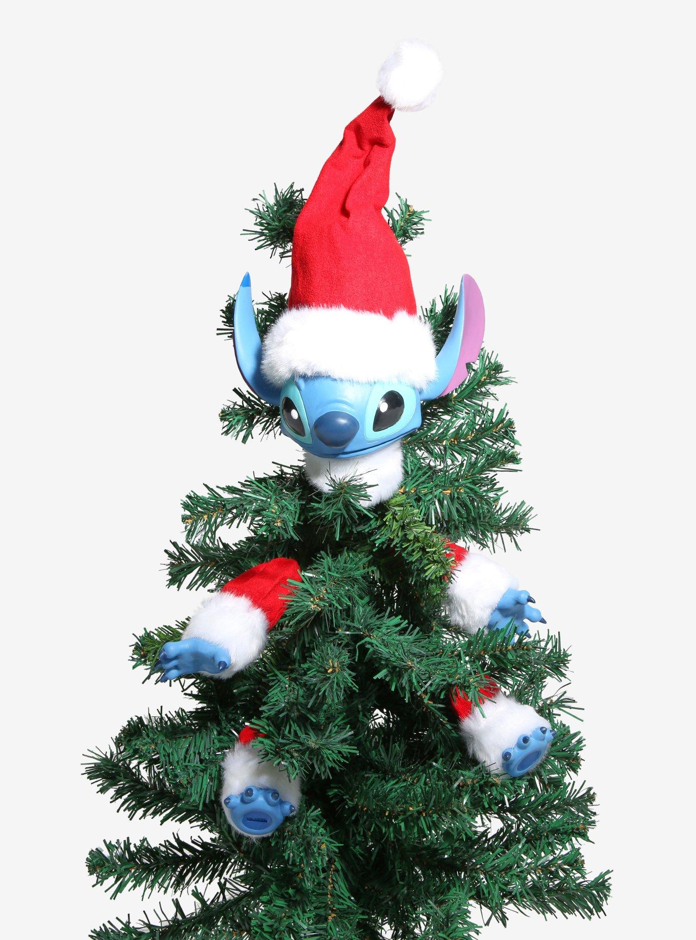 Disney Lilo & Stitch Santa Stitch In A Cinch Tree Topper, , hi-res