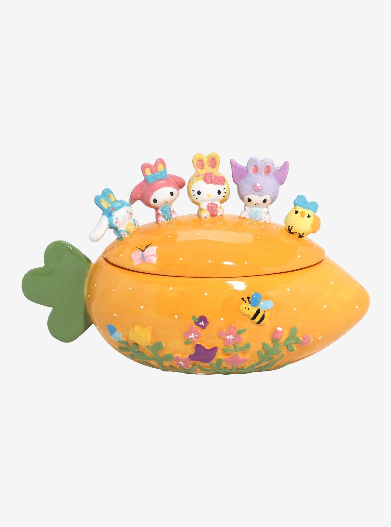 Sanrio Hello Kitty and Friends Figural Carrot Easter Candy Jar, , hi-res