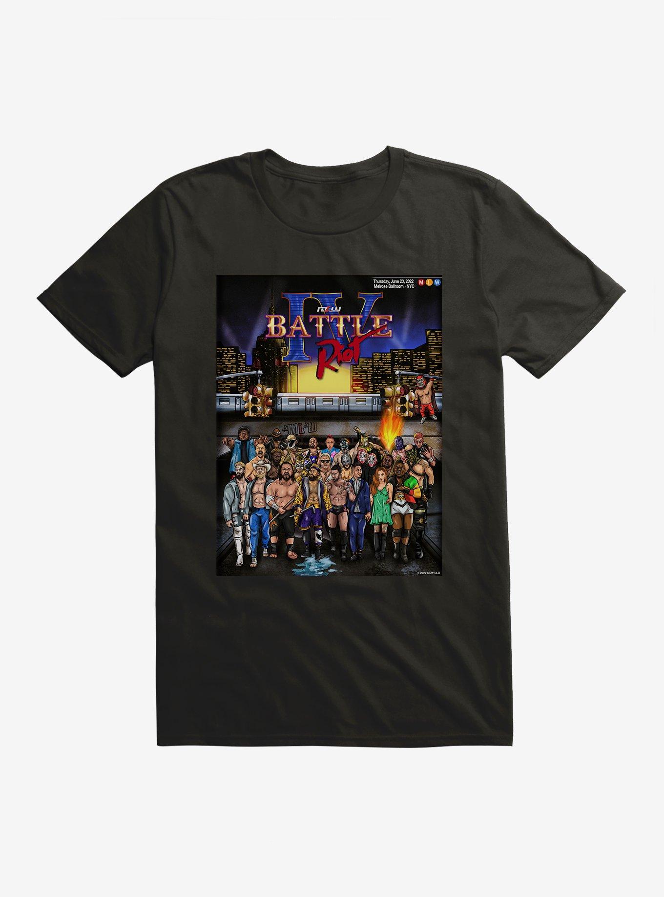 Major League Wrestling Battle Riot IV T-Shirt, , hi-res