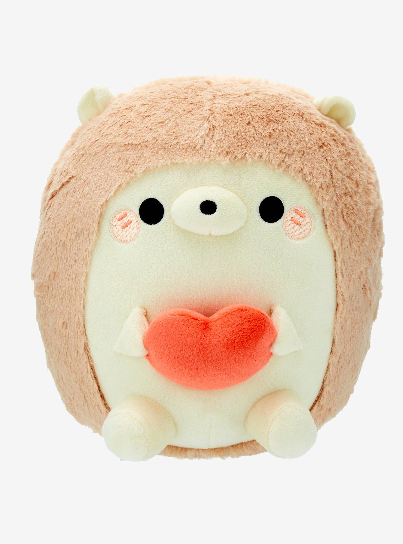 Hedgehog Valentine's Day Red Heart 8 Inch Plush, , hi-res