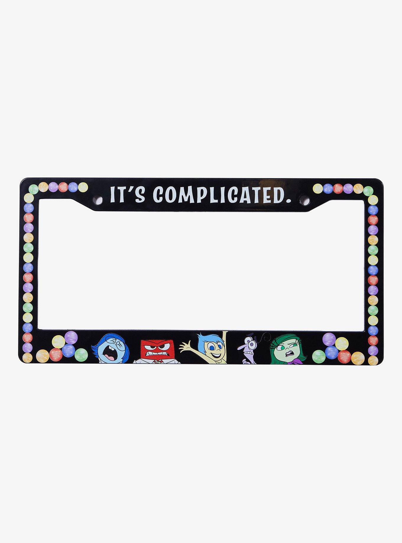 Disney Pixar Inside Out Emotions License Plate Frame, , hi-res