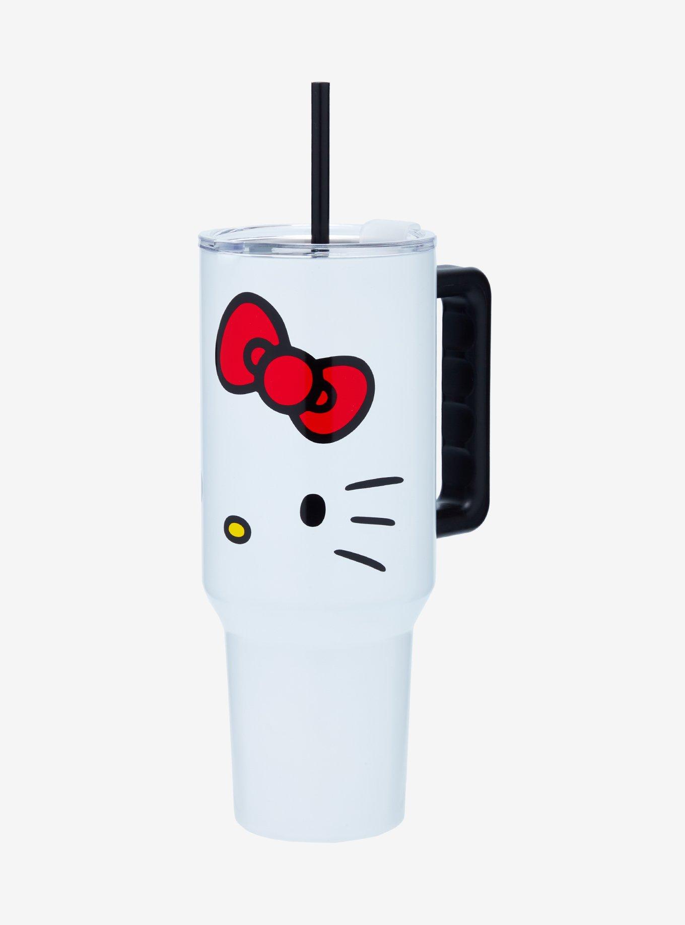 Sanrio Hello Kitty Facial Straw Tumbler with Handle, , hi-res