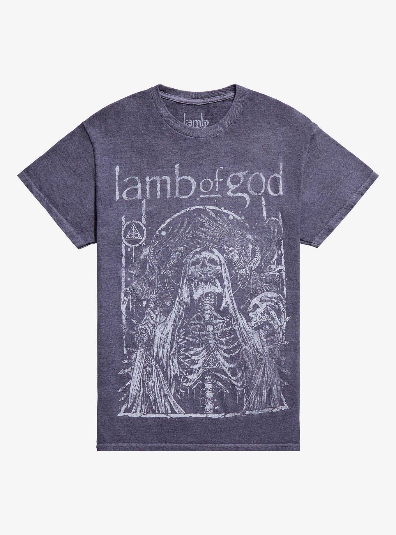 Lamb Of God Horned Reaper T-Shirt, , hi-res