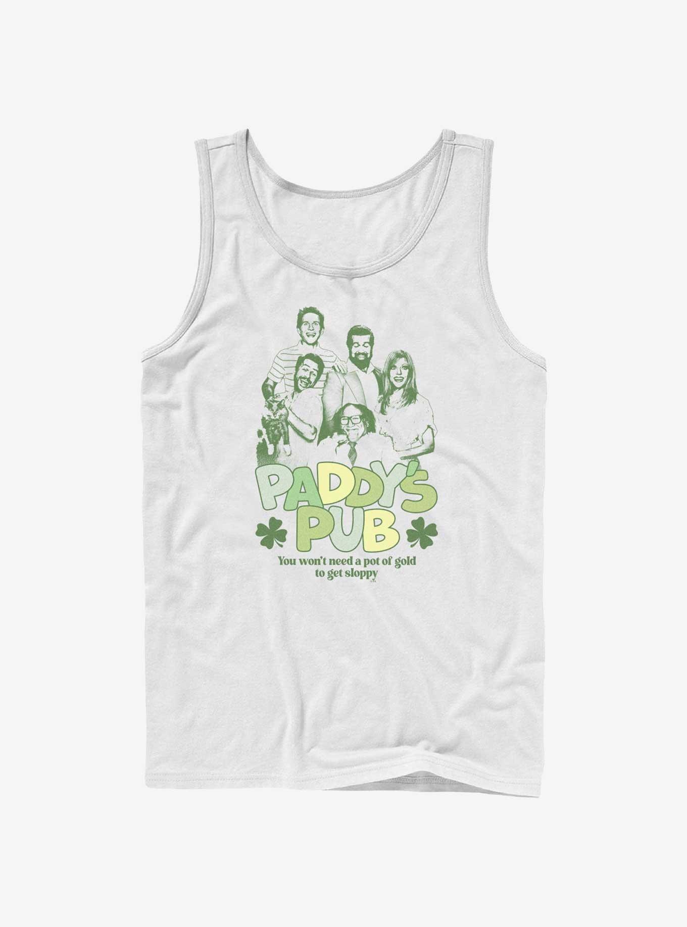It's Always Sunny In Philadelphia Sloppy Group Tank, WHITE, hi-res