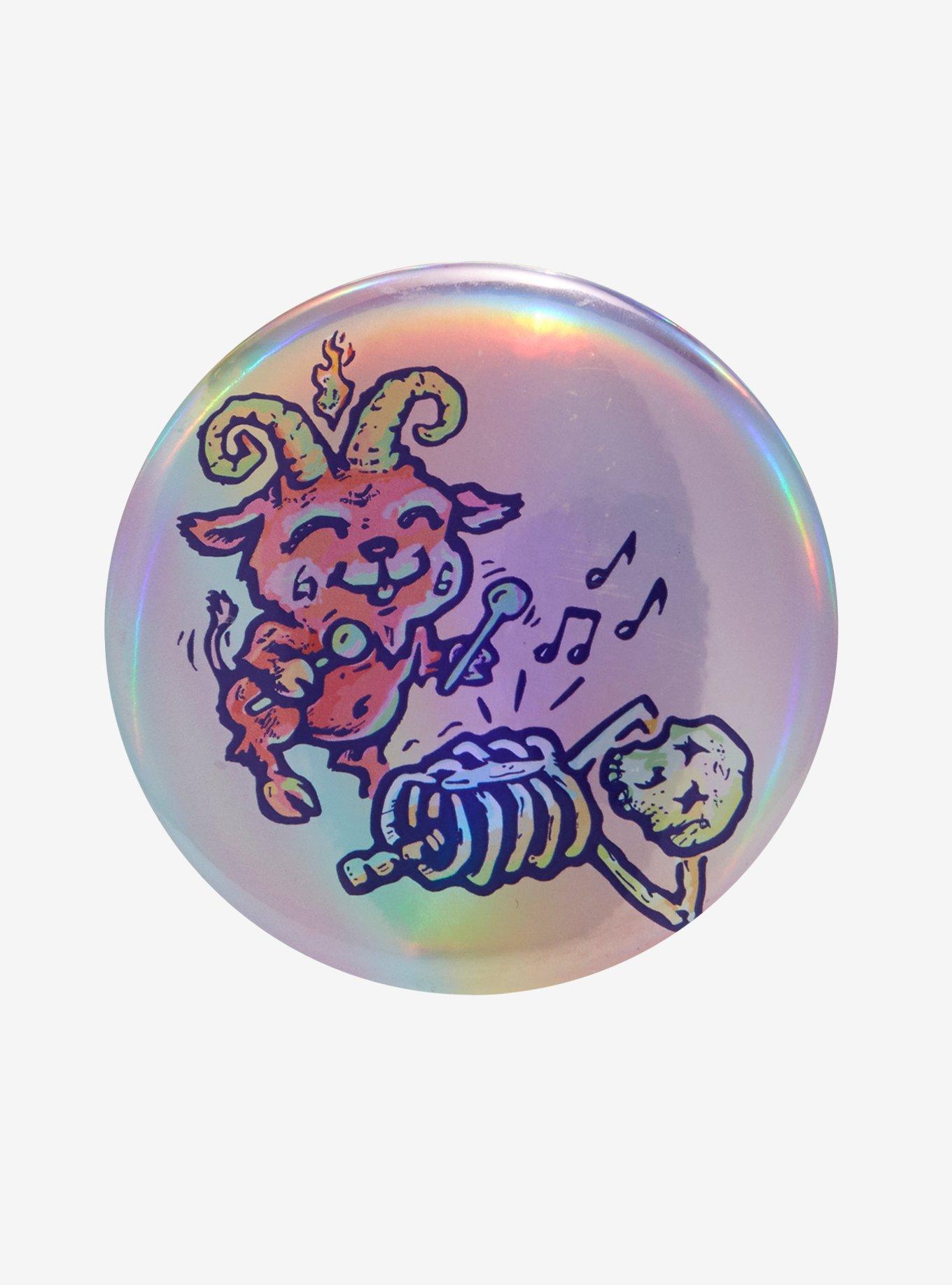 Krampus Bone Xylophone 3 Inch Button, , hi-res