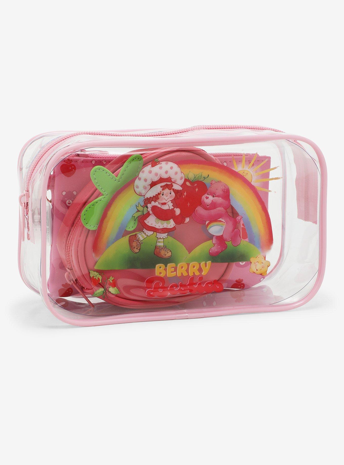 Strawberry Shortcake X Care Bears Berry Besties Makeup Bag Set, , hi-res