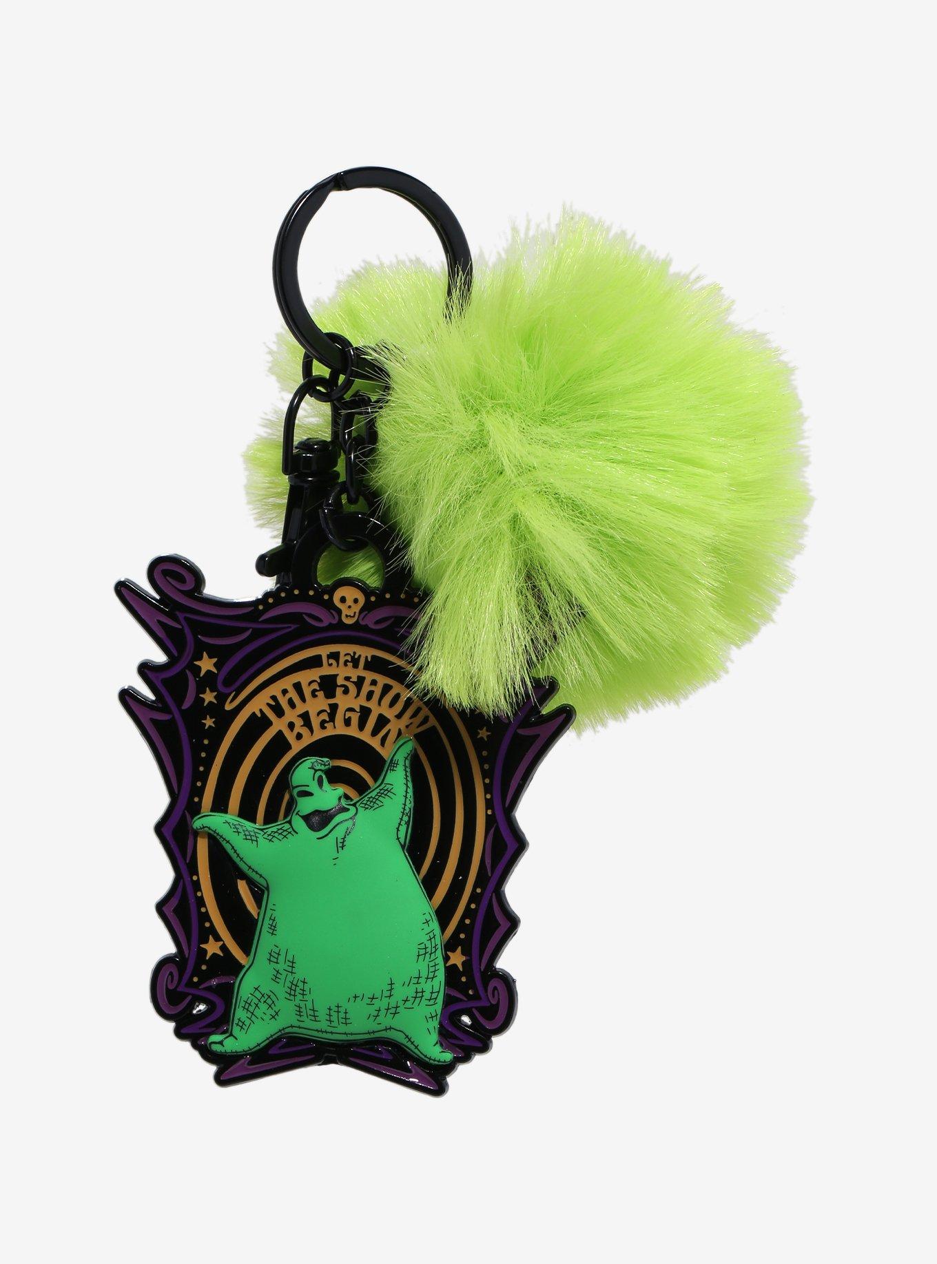 Disney The Nightmare Before Christmas Oogie Boogie Pom Pom Keychain, , hi-res