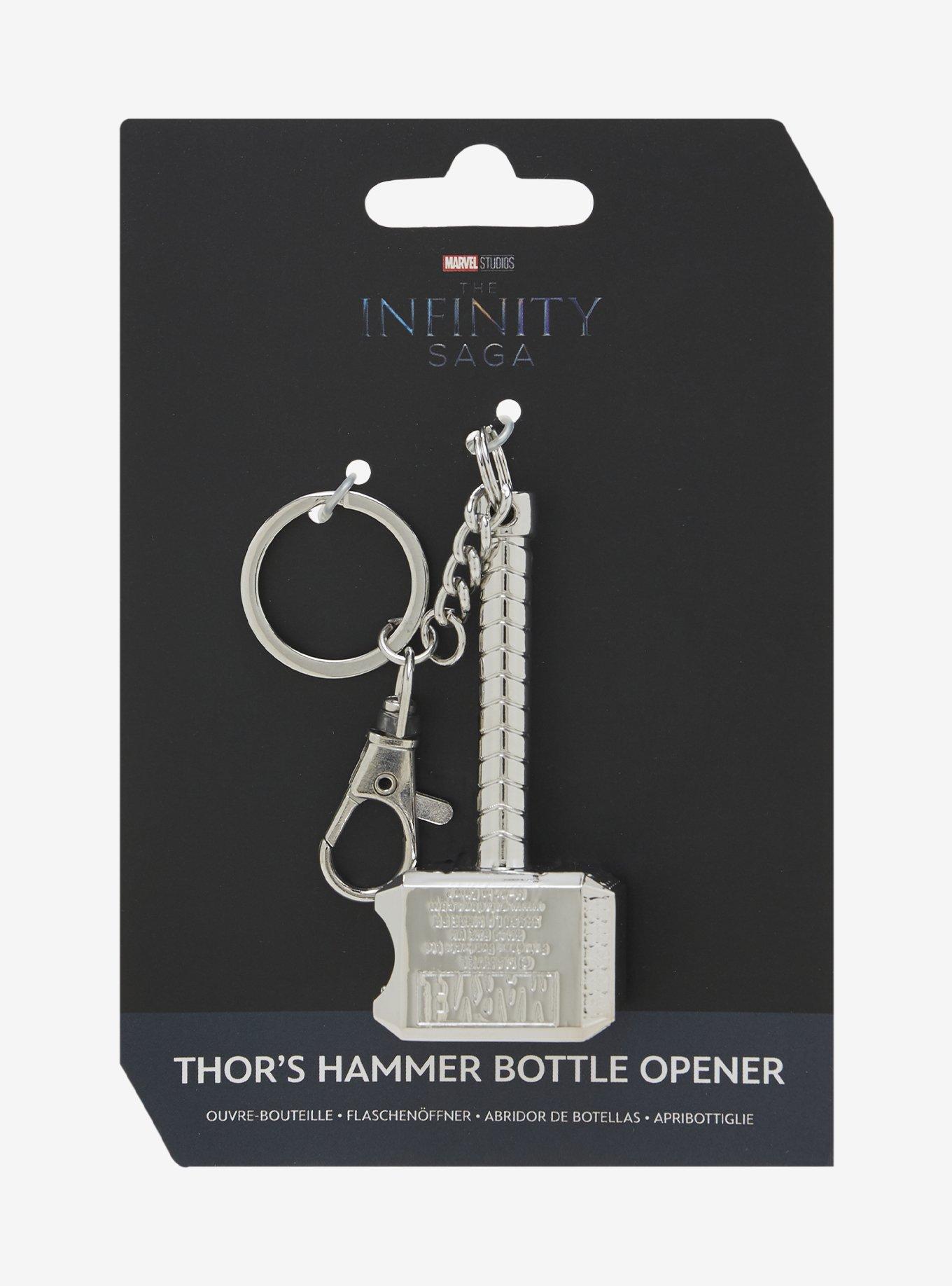 Marvel Thor's Hammer Bottle Opener Keychain, , hi-res