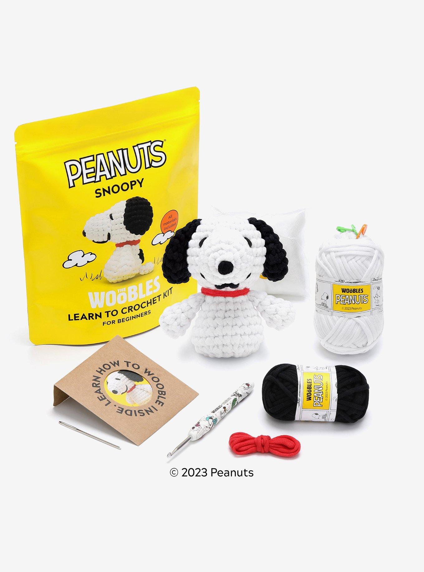 The Woobles Peanuts Snoopy Beginner Crochet Kit, , hi-res