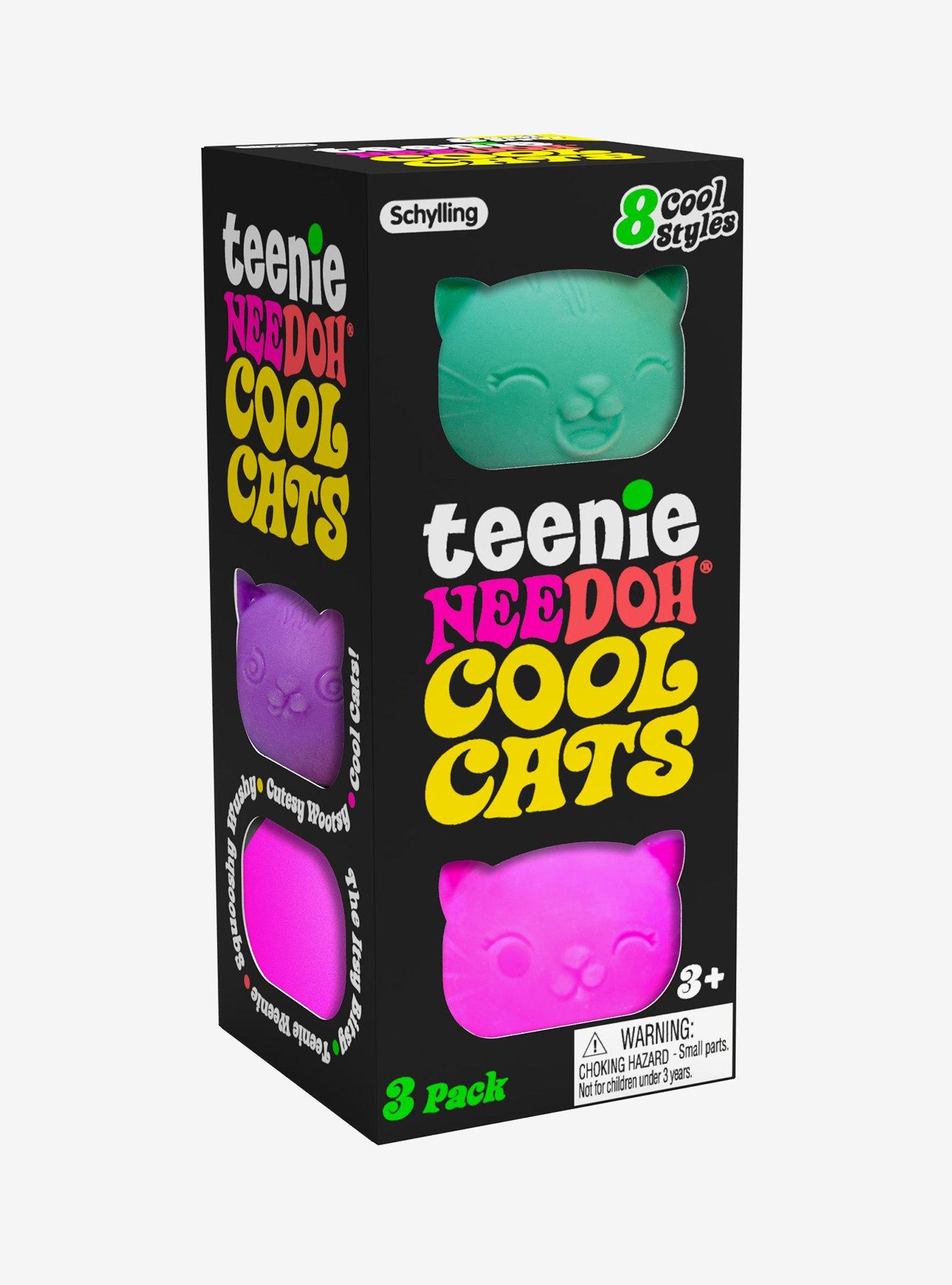 Teenie NeeDoh Cool Cats Assorted Blind Squishy Toy Set, , hi-res