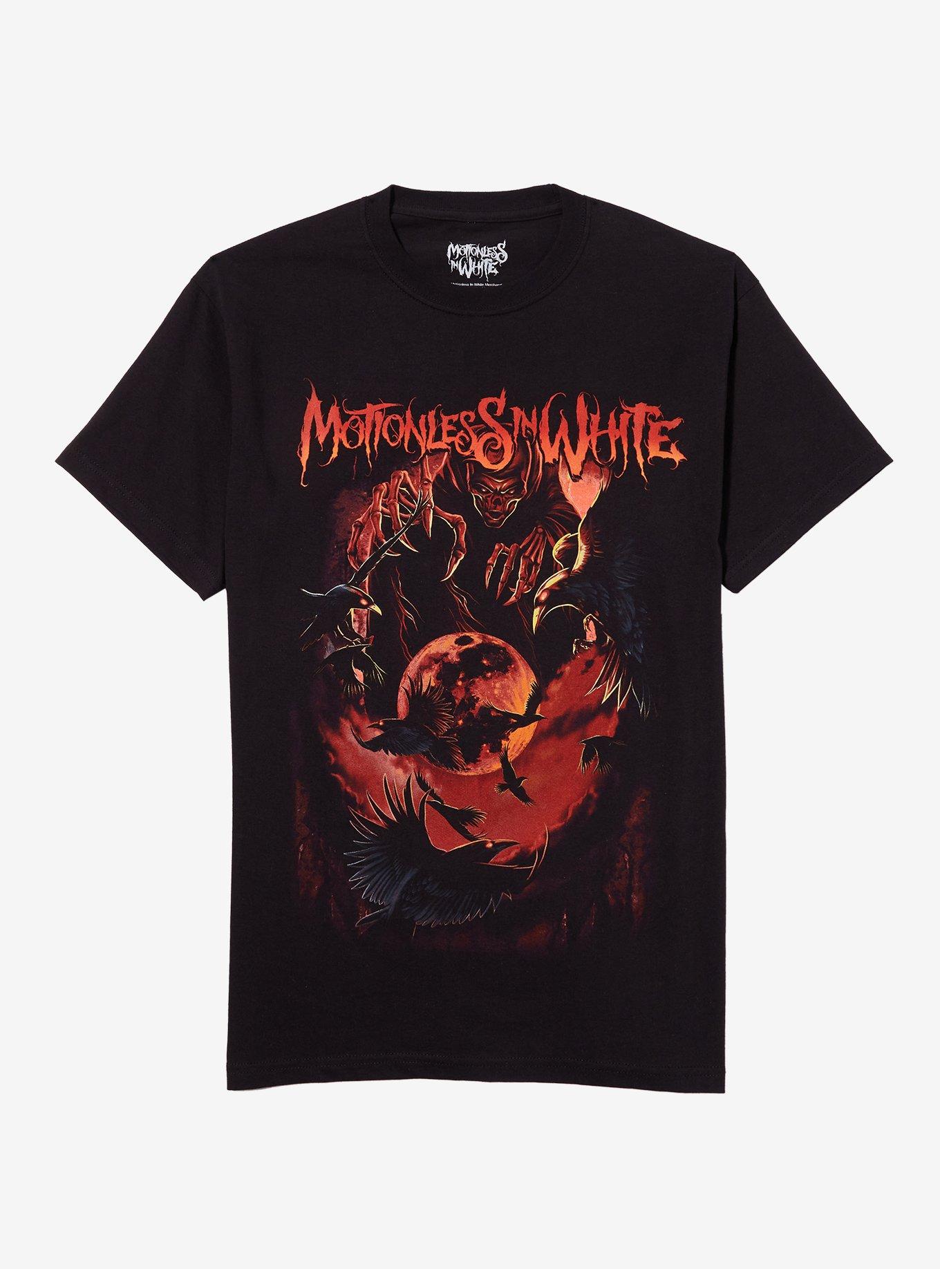 Motionless In White Grim Reaper Crows T-Shirt, , hi-res