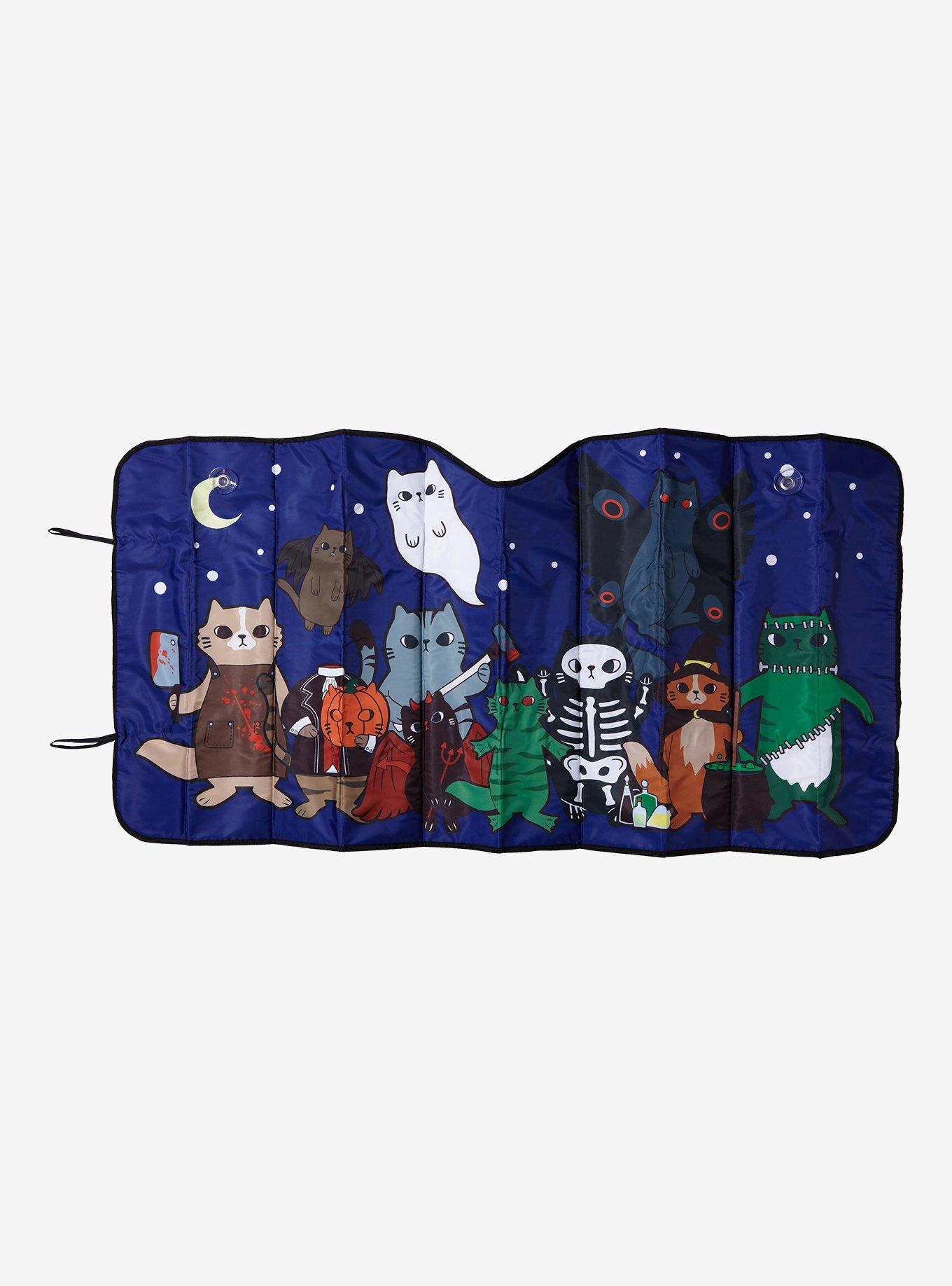 Horror Cats Spooky Group Sun Shade, , hi-res