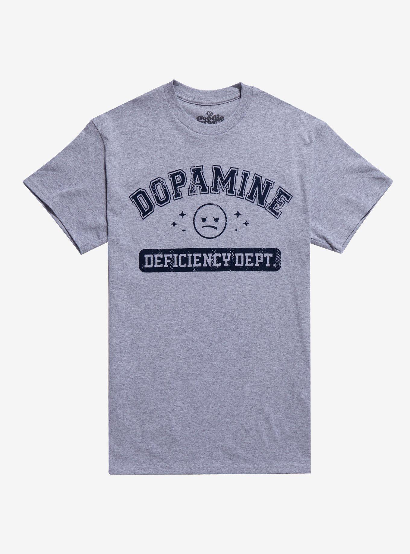 Dopamine Deficiency Department T-Shirt By Goodie Two Sleeves, , hi-res