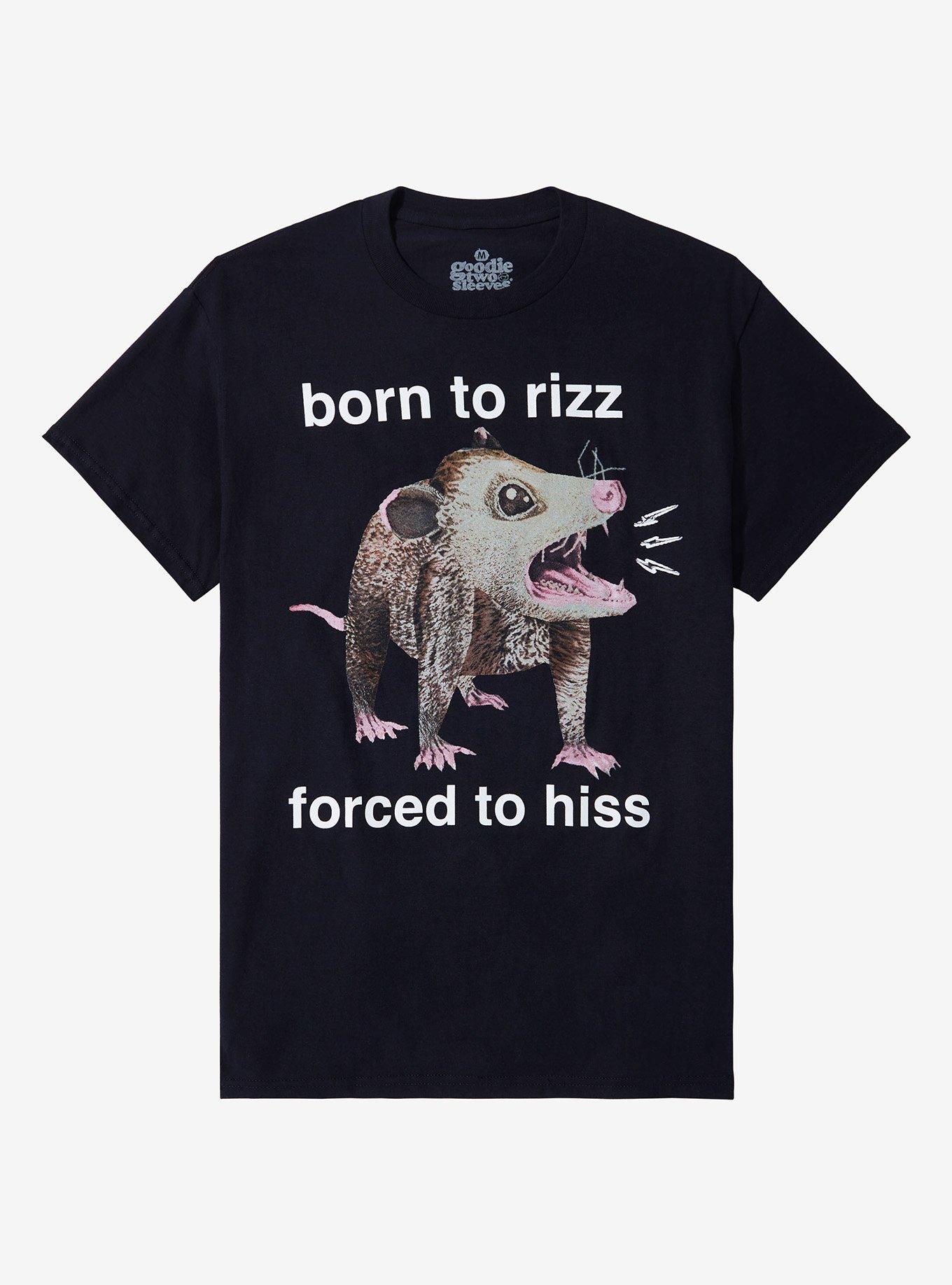 Forced To Hiss Possum T-Shirt By Goodie Two Sleeves, , hi-res