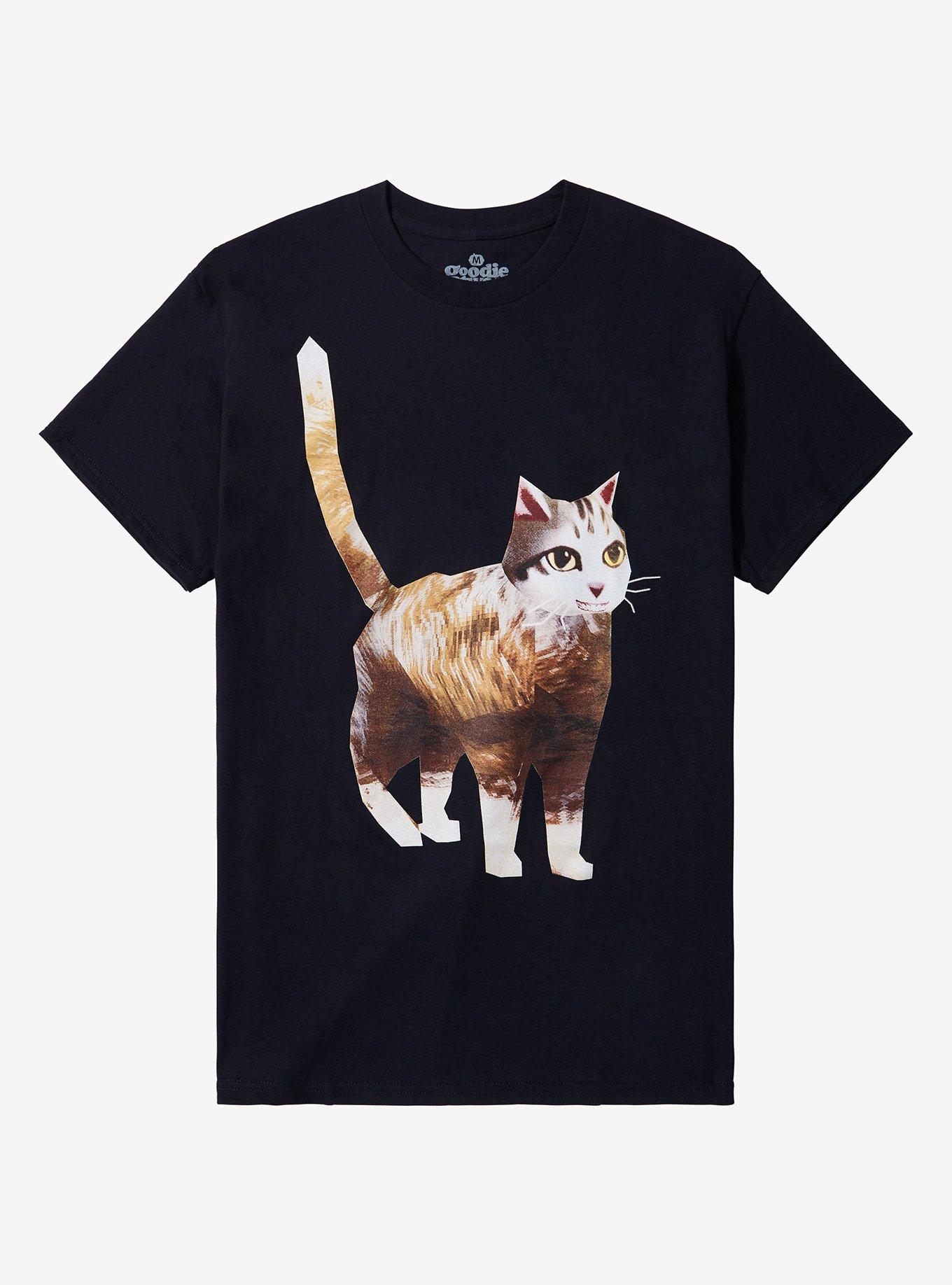 Low Quality Cat T-Shirt By Goodie Two Sleeves, , hi-res