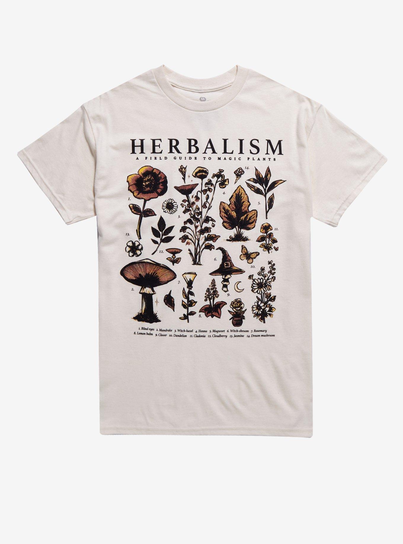 Herbalism Infographic T-Shirt, , hi-res