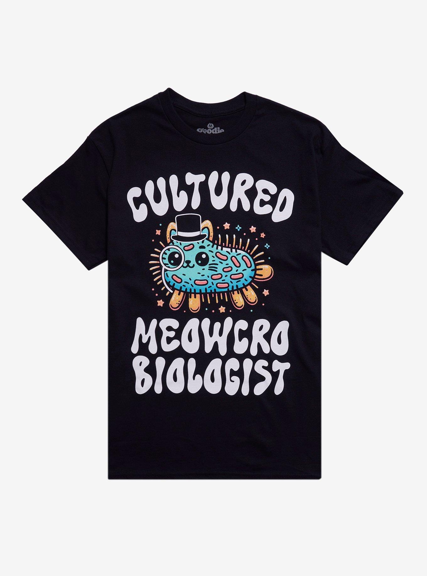 Meowcro Biologist T-Shirt By Goodie Two Sleeves, , hi-res