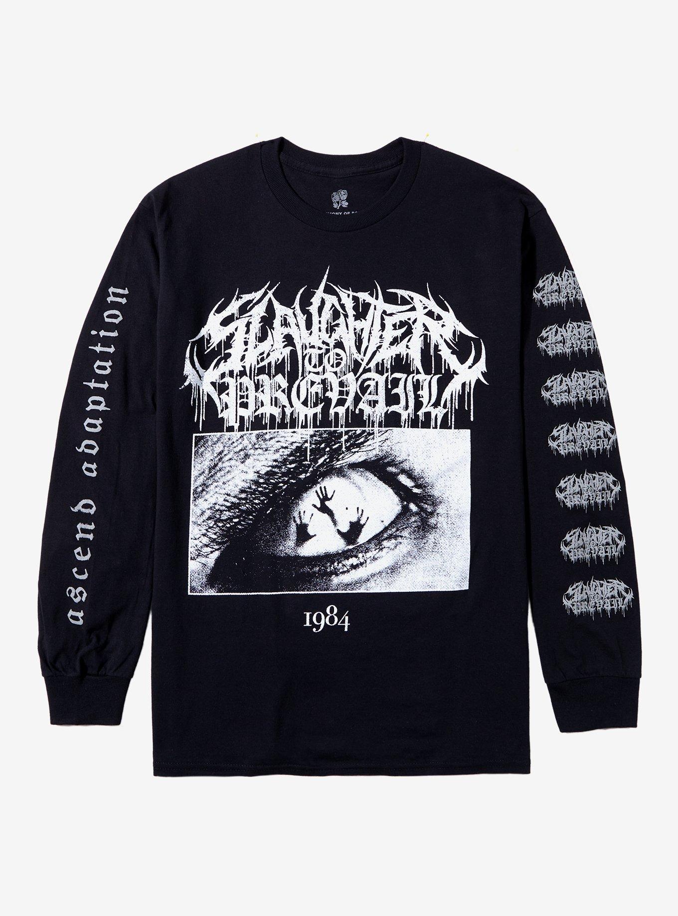 Slaughter To Prevail 1984 Eye Long-Sleeve T-Shirt, BLACK, hi-res