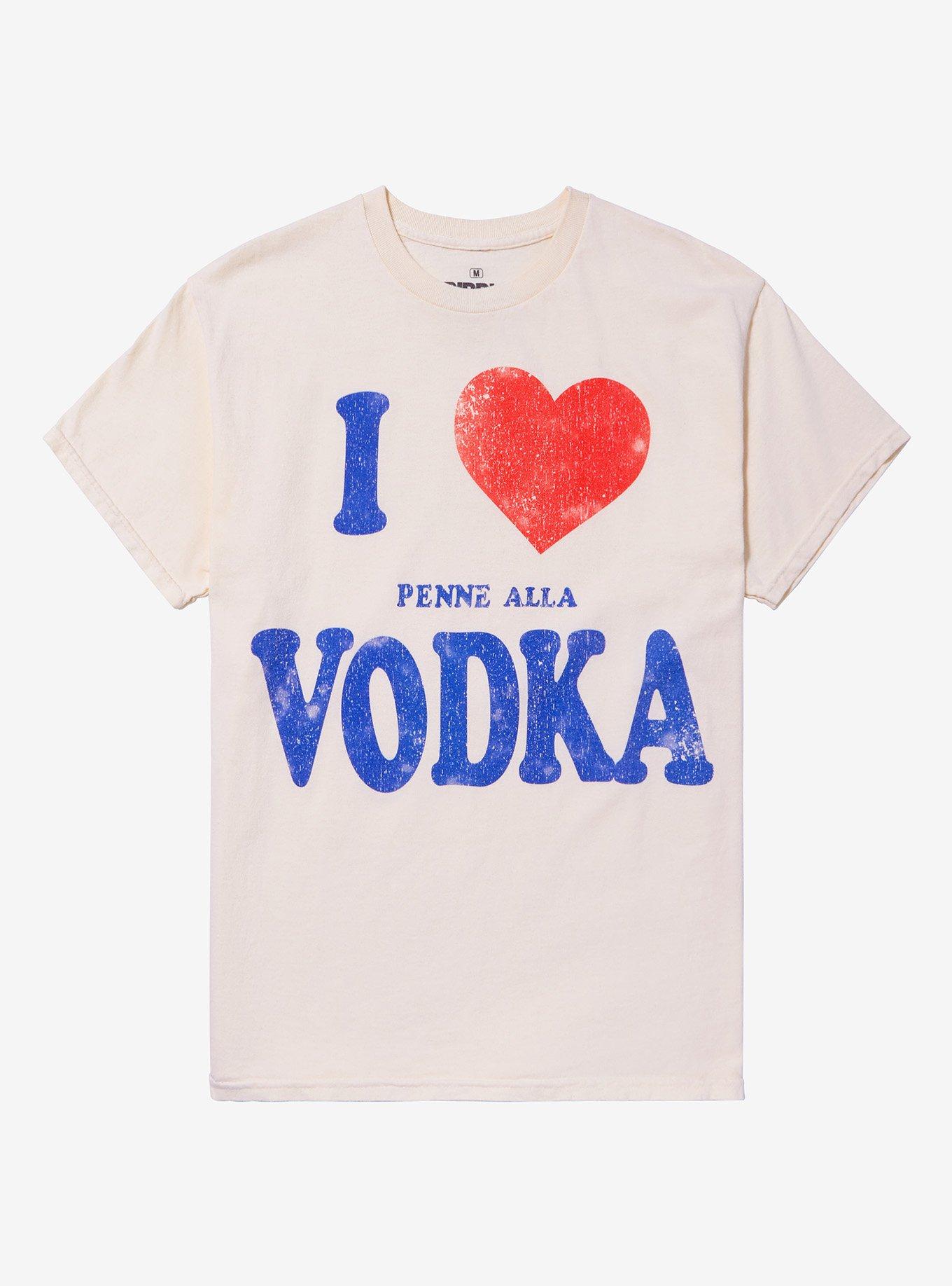 I Love Penne Alla Vodka T-Shirt, NATURAL, hi-res