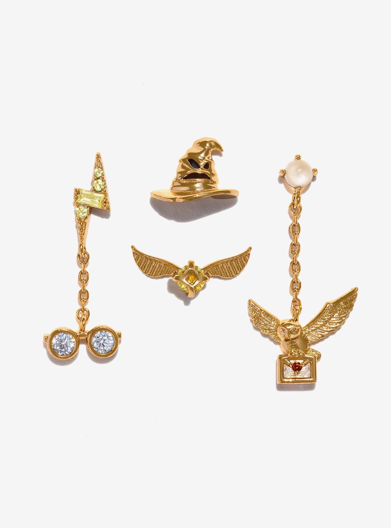 Harry Potter X Girls Crew Hogwarts Mismatch Earring Set, , hi-res