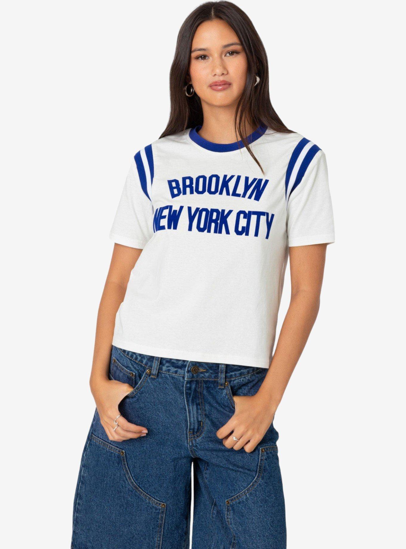 Edikted New Yorker T Shirt, BRIGHT WHITE, hi-res