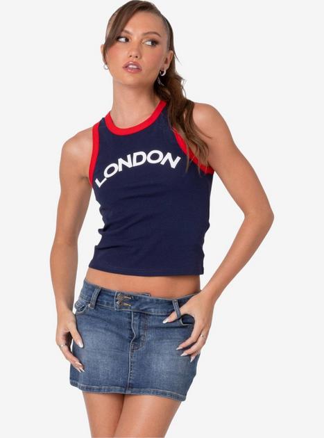 Edikted London Girl Contrast Tank Top | Hot Topic