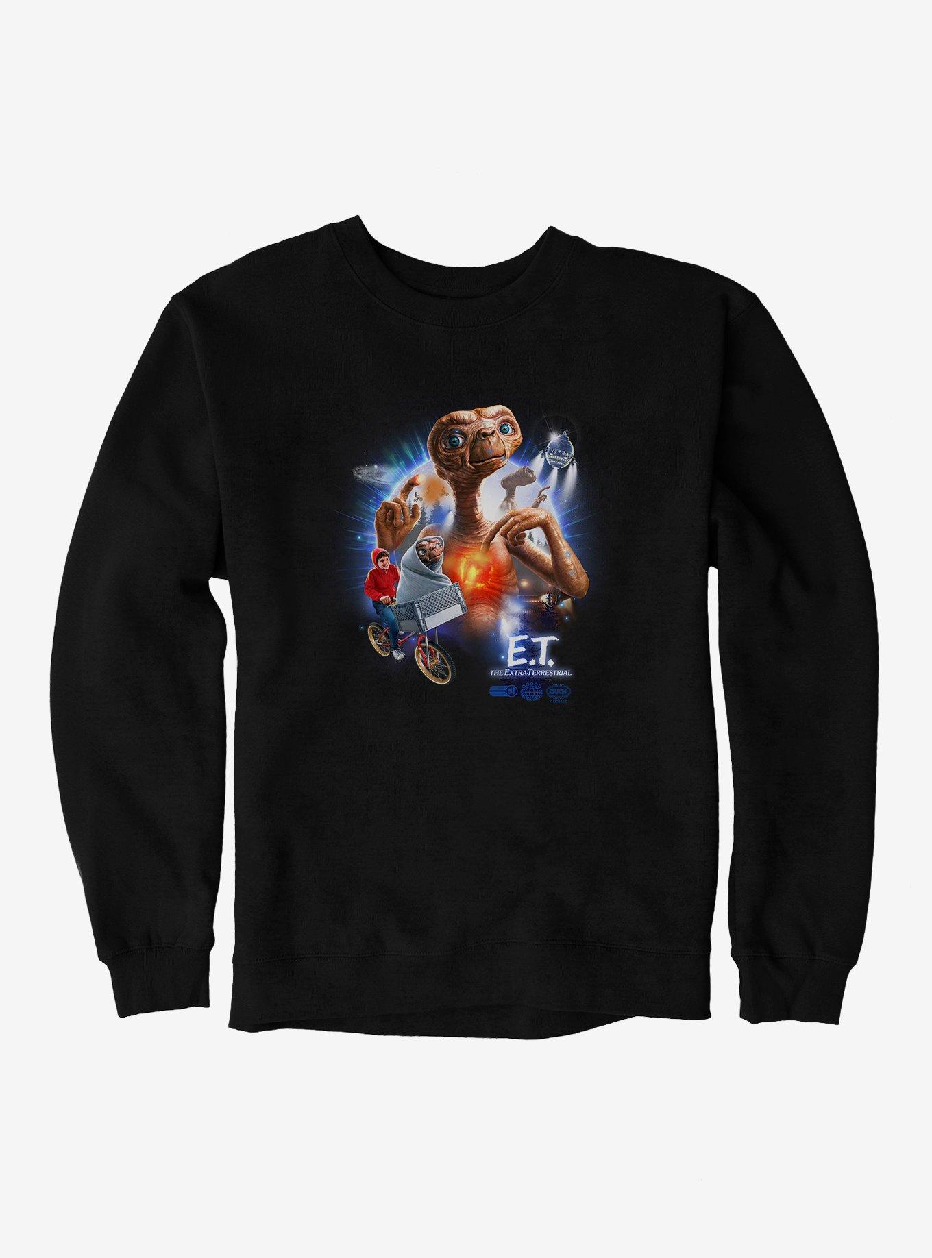 E.T. 40th Anniversary Iconic Movie Scenes Graphic Sweatshirt