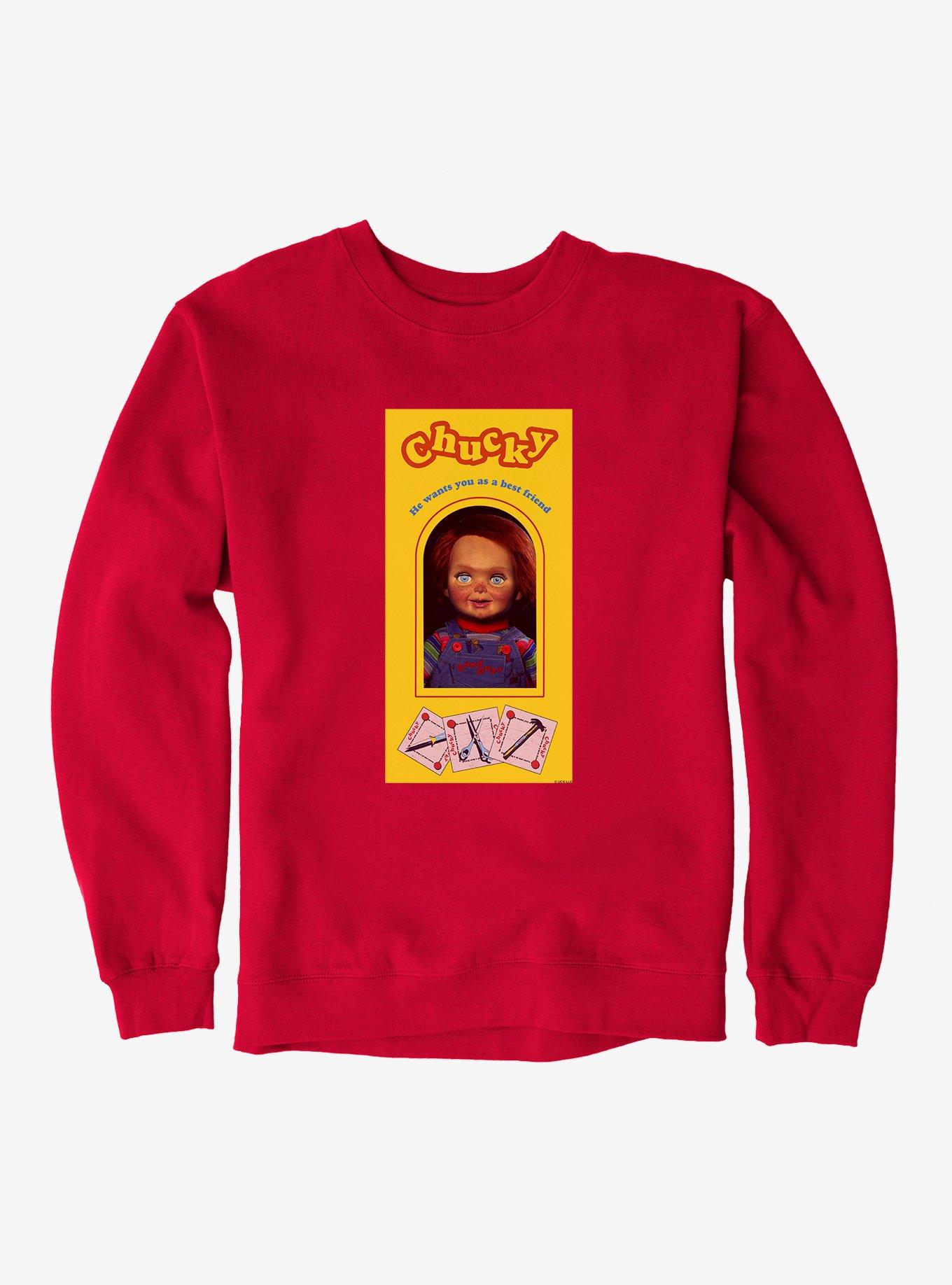 Chucky New Doll Box Sweatshirt, , hi-res