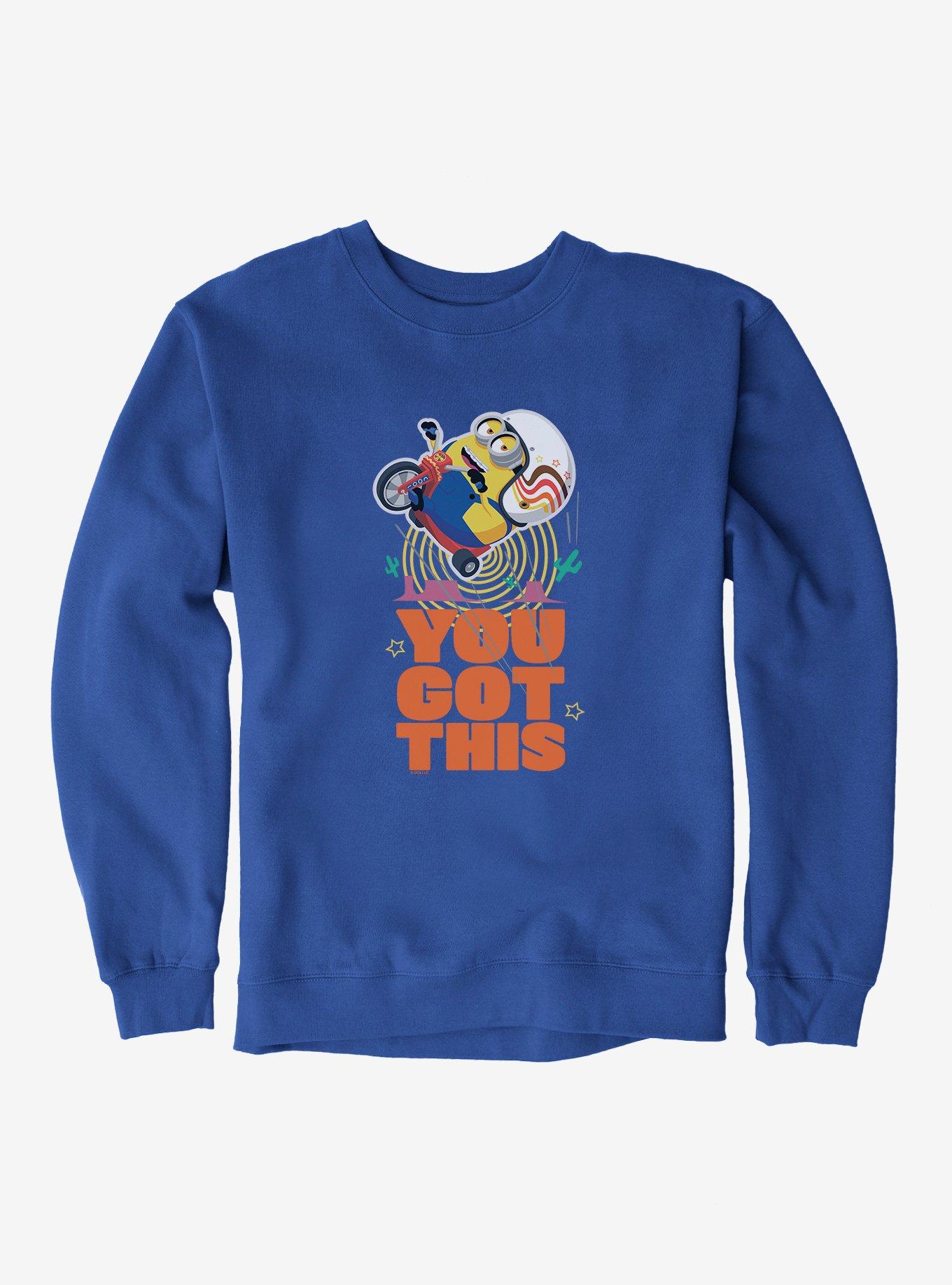 Minions You Got This Sweatshirt, ROYAL, hi-res